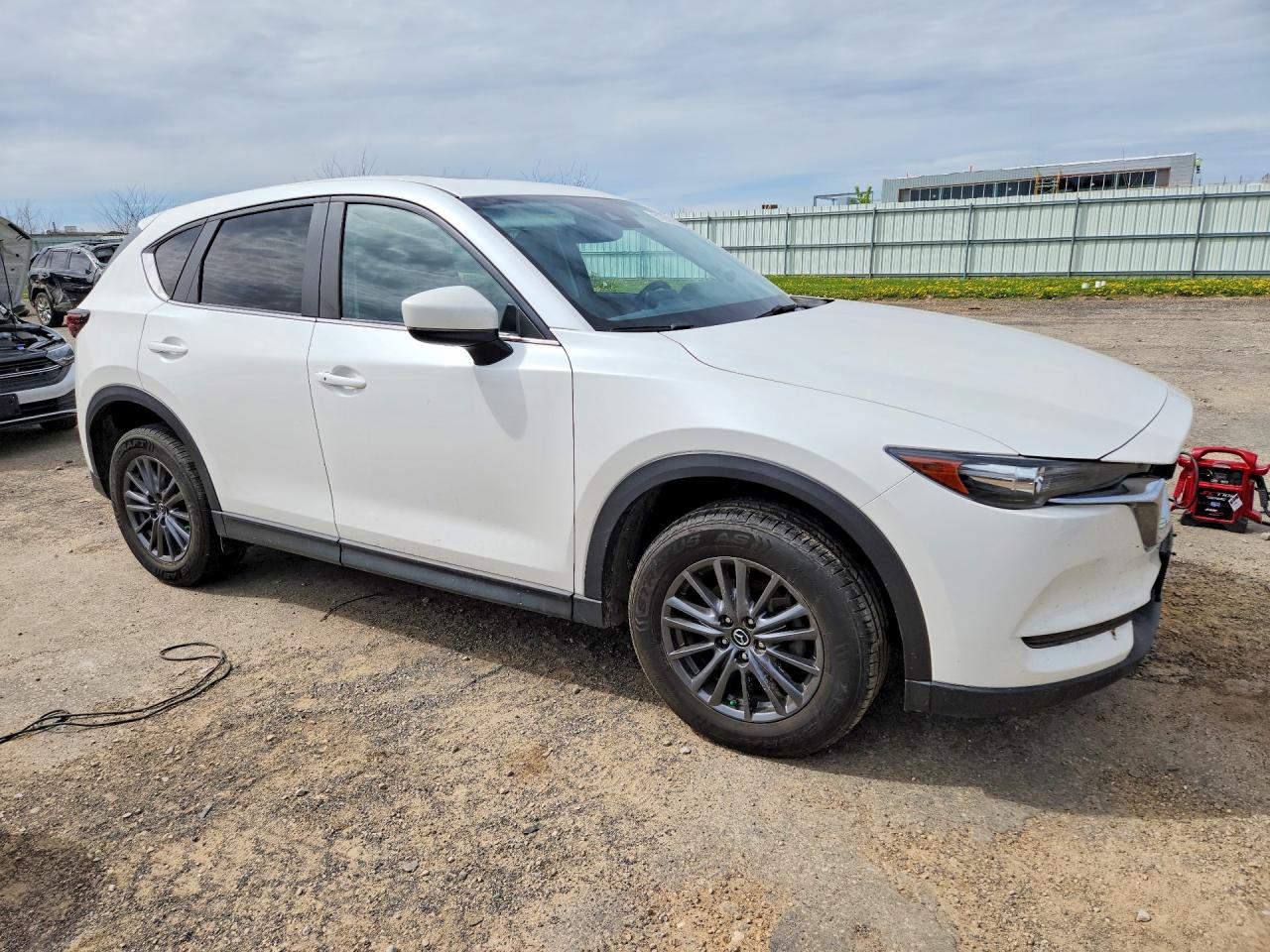 2020 Mazda Cx-5 Touring White vin: JM3KFBCM2L0798594