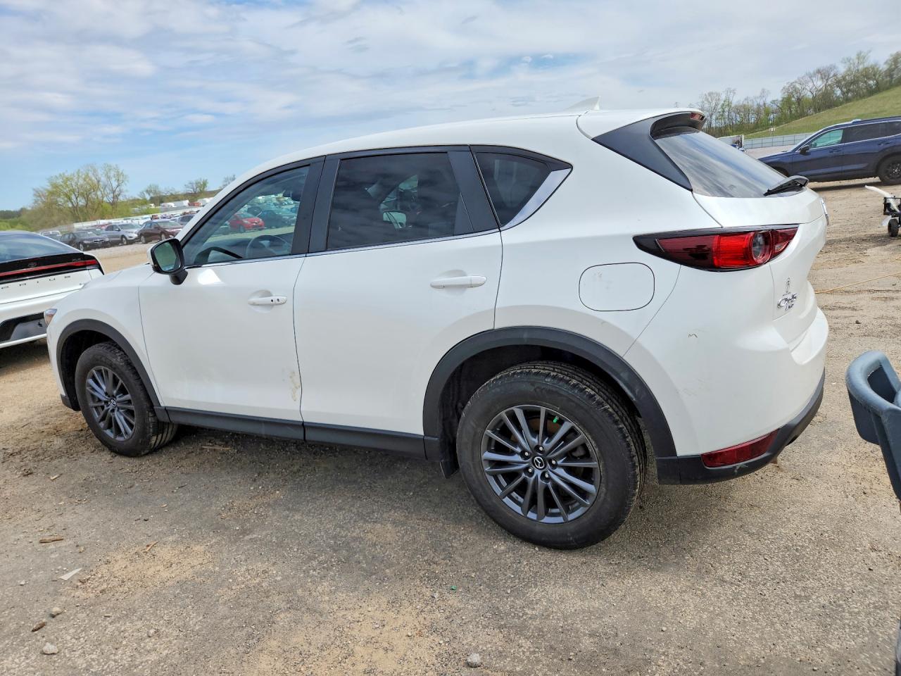 2020 Mazda Cx-5 Touring White vin: JM3KFBCM2L0798594