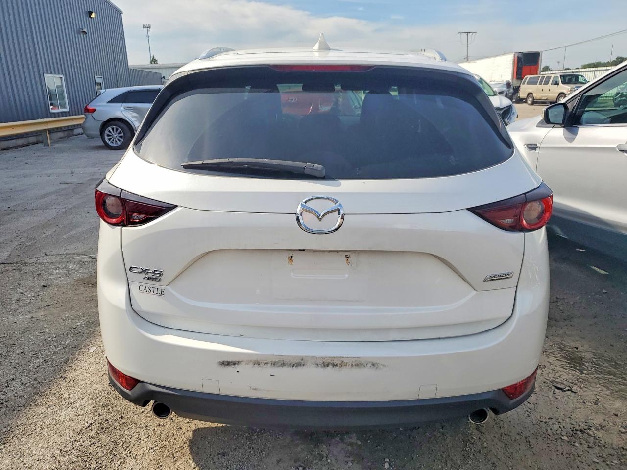 2019 Mazda Cx-5 Touring White vin: JM3KFBCM3K0636097