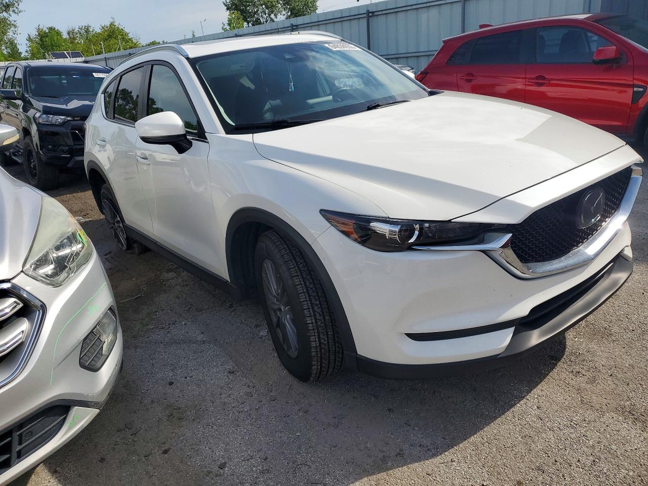 2019 Mazda Cx-5 Touring White vin: JM3KFBCM3K0636097