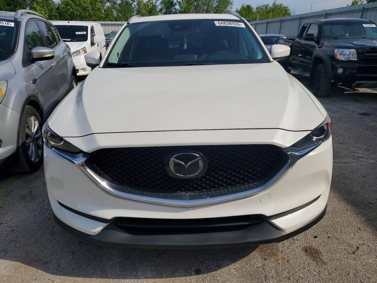 2019 Mazda Cx-5 Touring White vin: JM3KFBCM3K0636097
