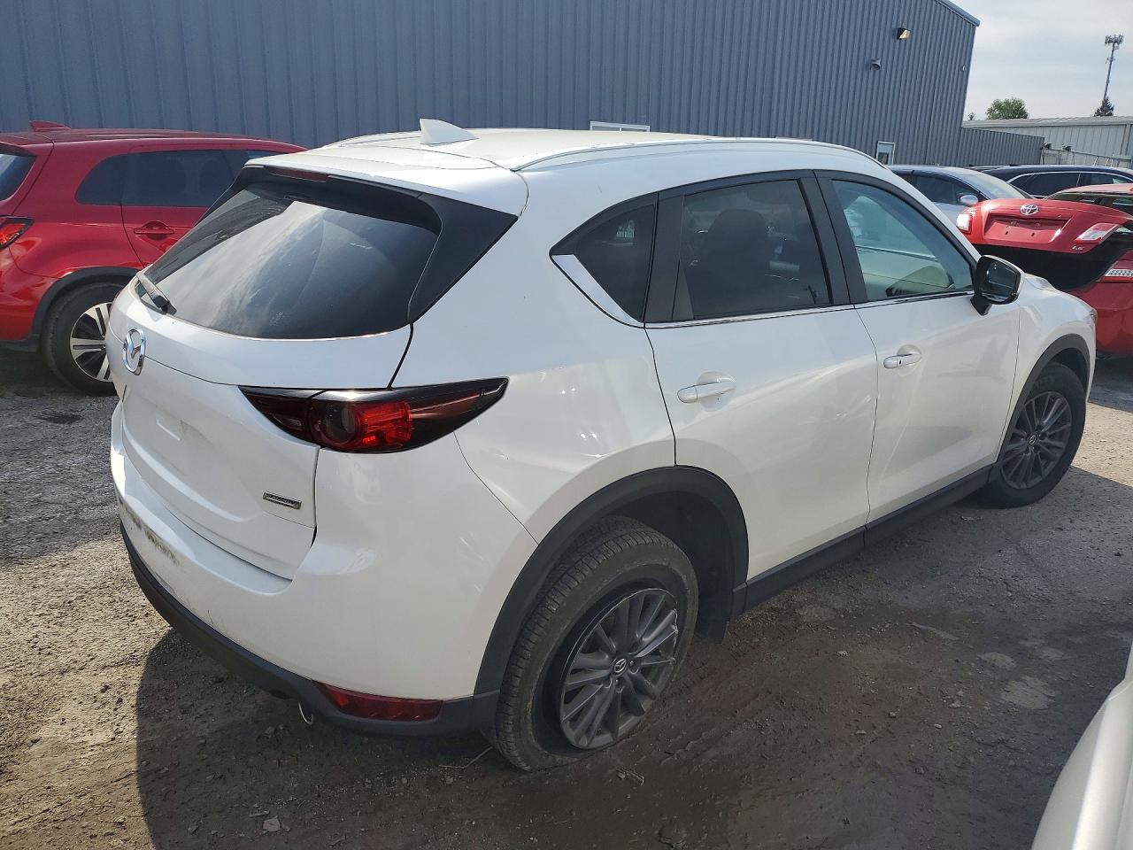 2019 Mazda Cx-5 Touring White vin: JM3KFBCM3K0636097