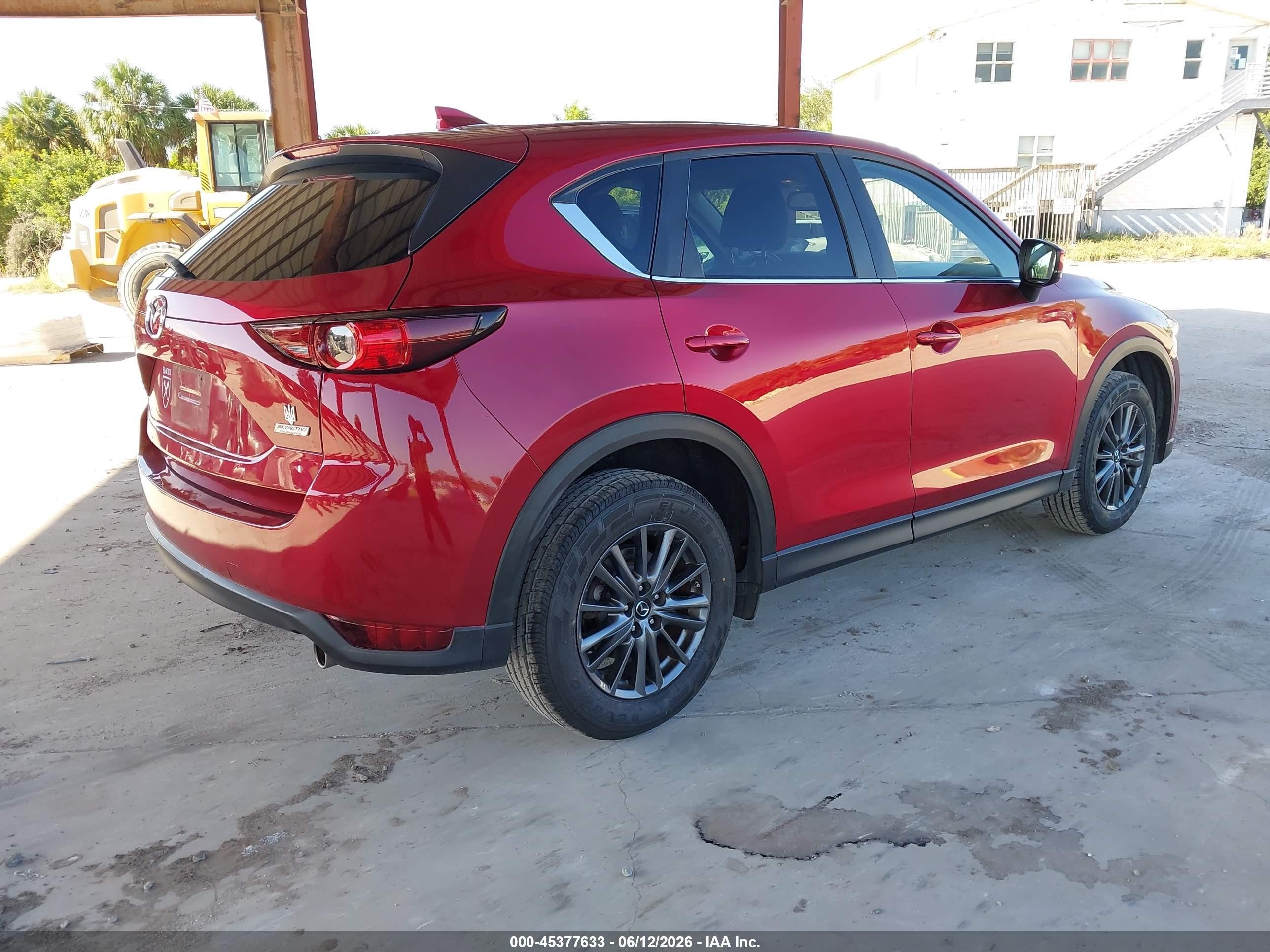 2019 Mazda Cx-5 Touring Red vin: JM3KFBCM3K0664322