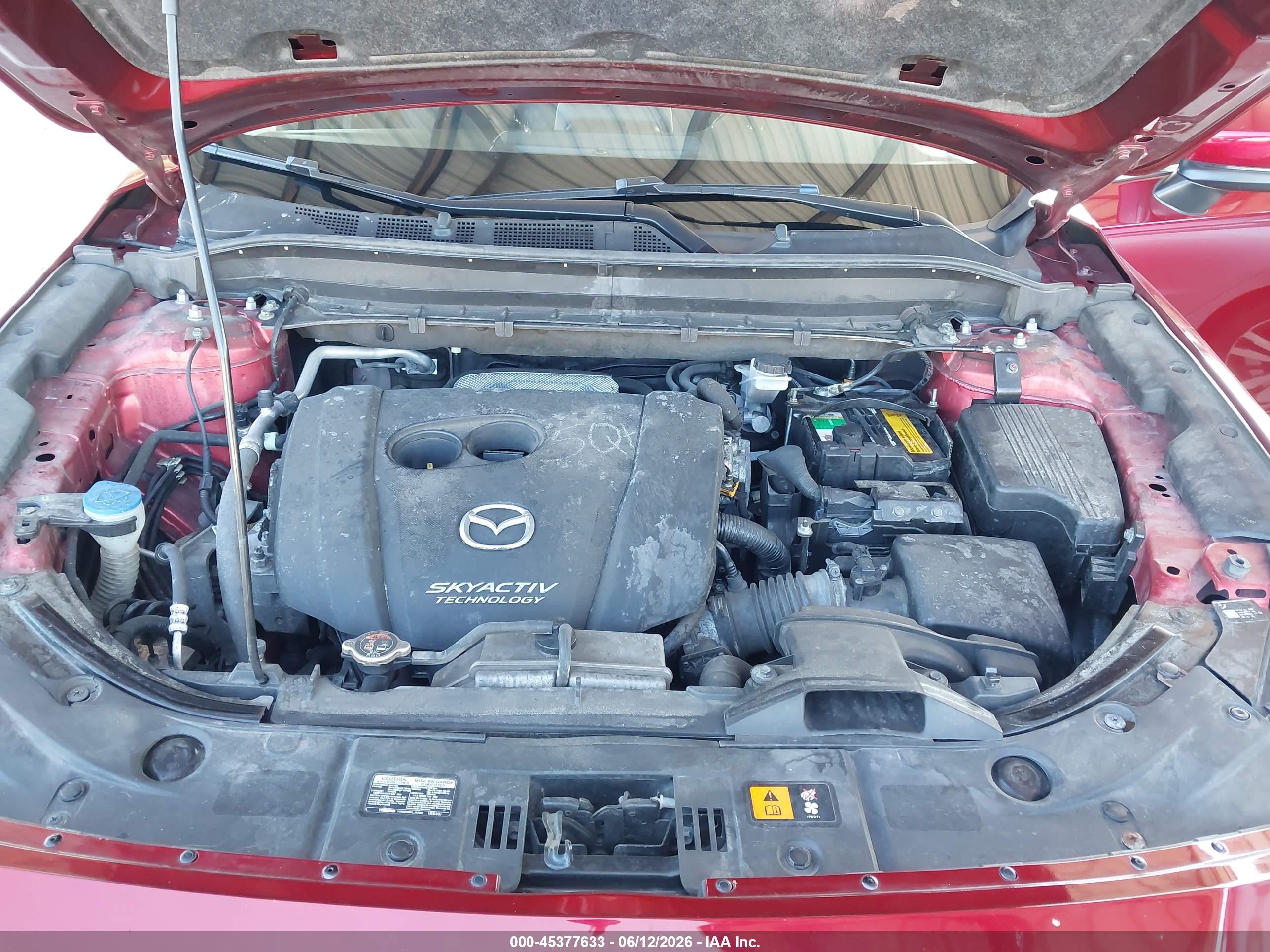 2019 Mazda Cx-5 Touring Red vin: JM3KFBCM3K0664322