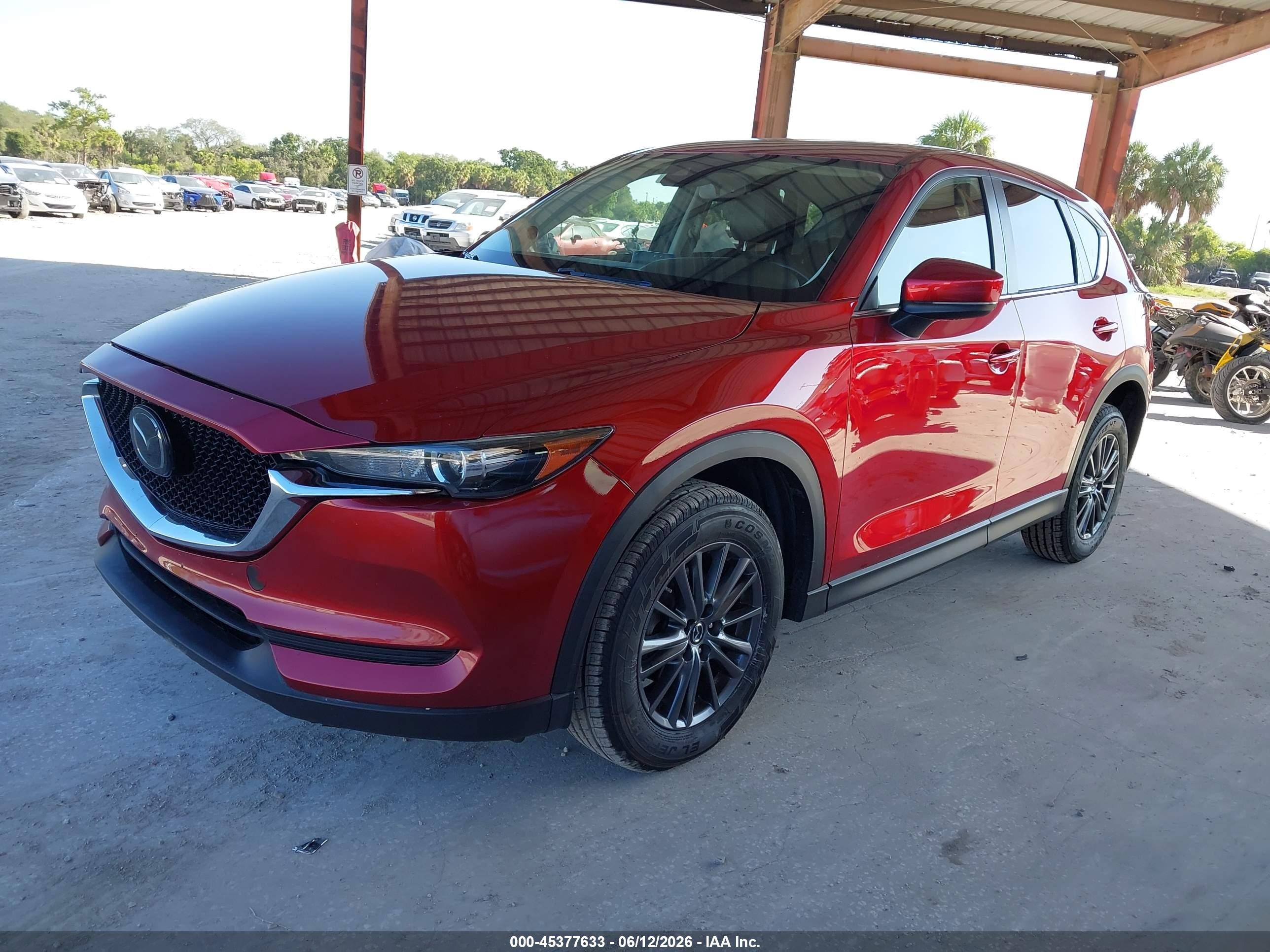 2019 Mazda Cx-5 Touring Red vin: JM3KFBCM3K0664322