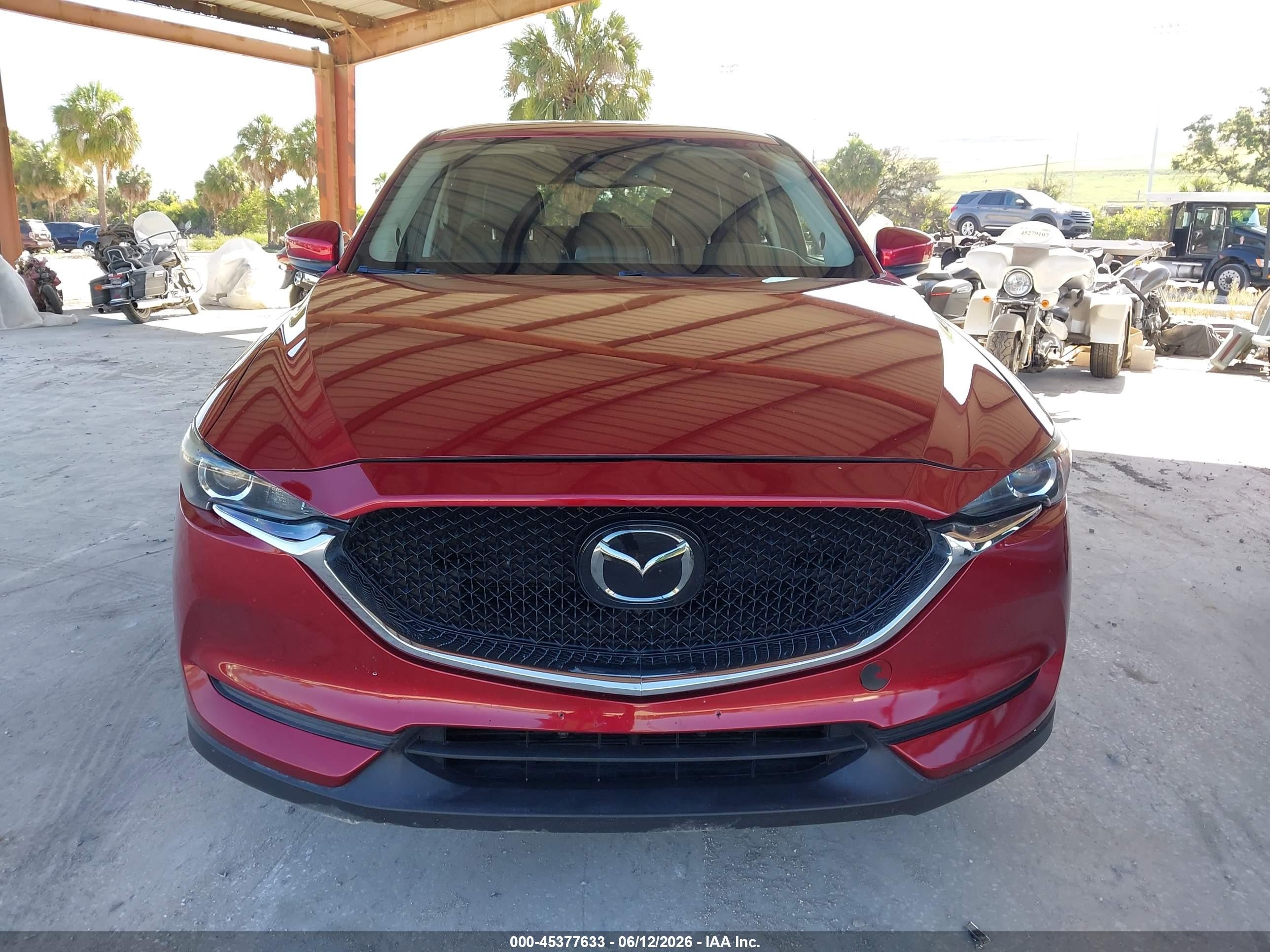 2019 Mazda Cx-5 Touring Red vin: JM3KFBCM3K0664322