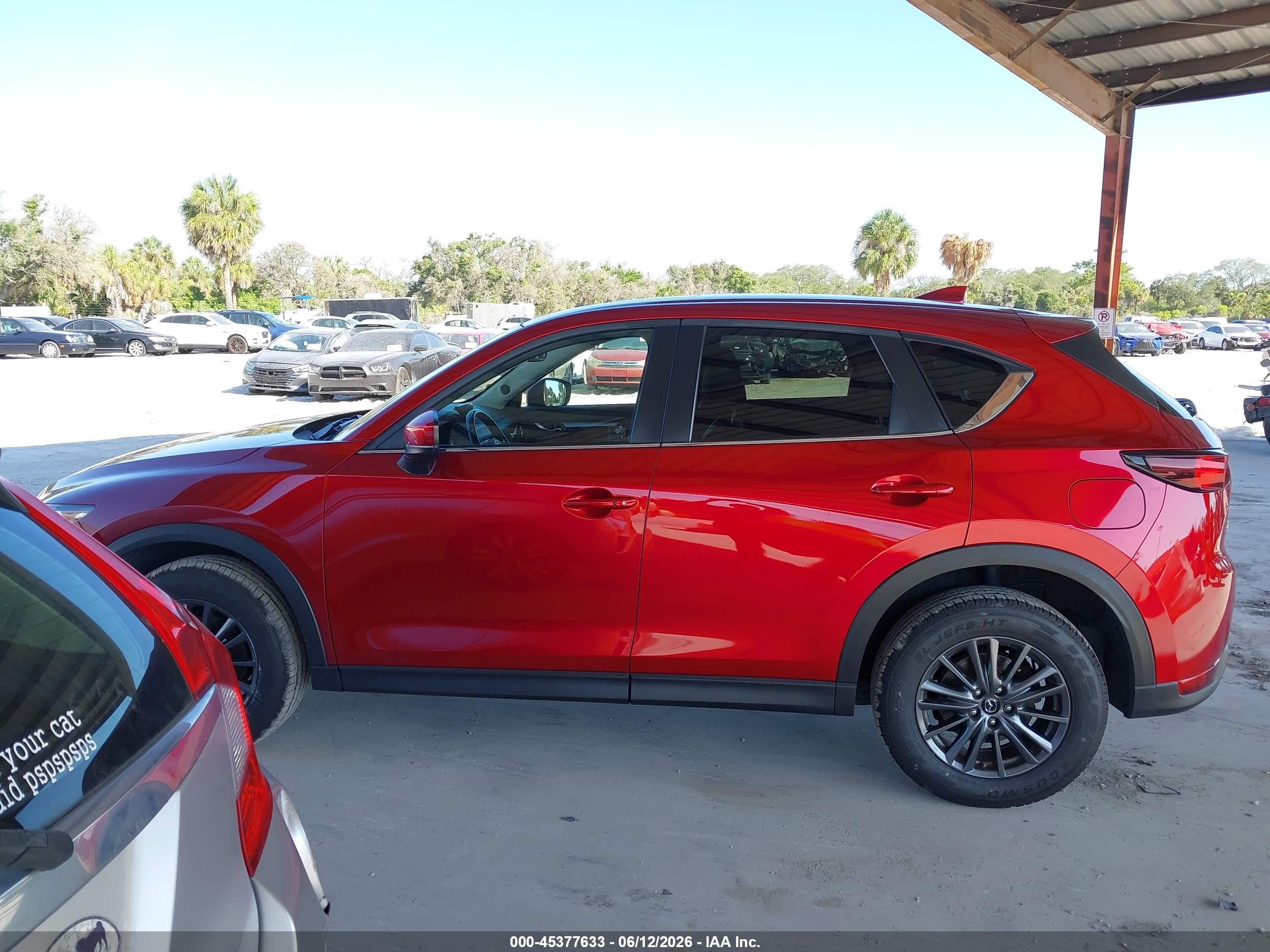 2019 Mazda Cx-5 Touring Red vin: JM3KFBCM3K0664322