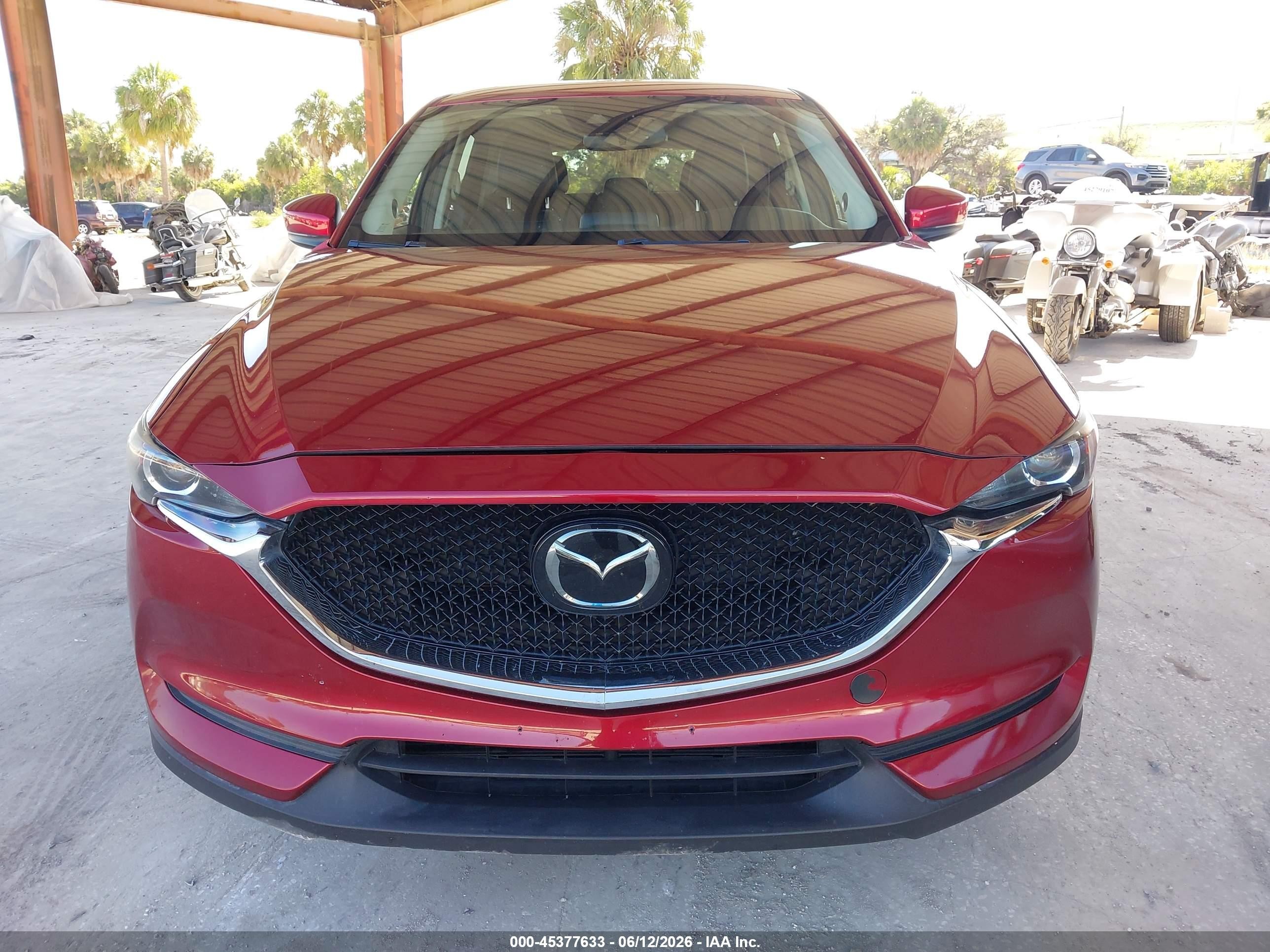 2019 Mazda Cx-5 Touring Red vin: JM3KFBCM3K0664322