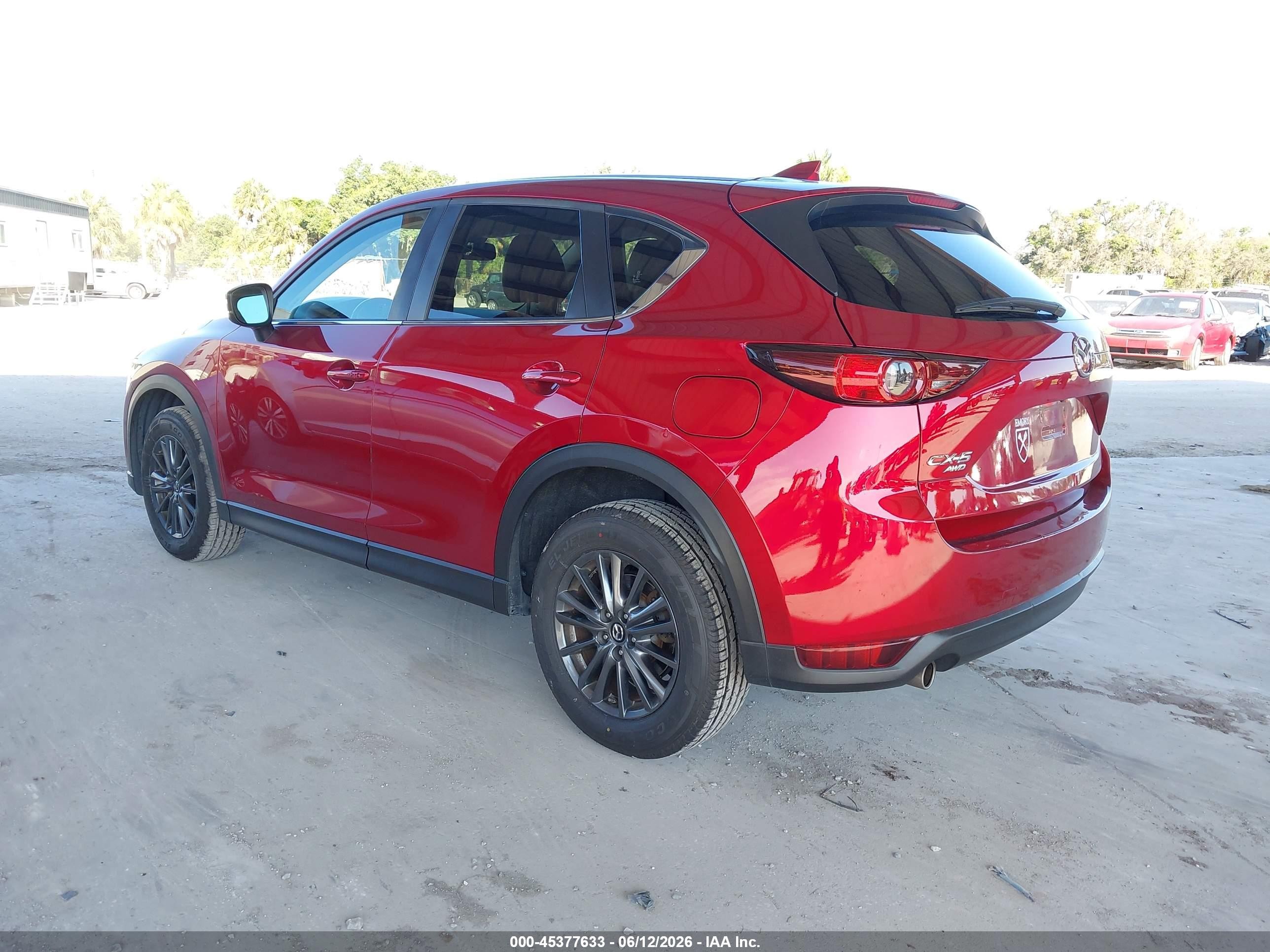 2019 Mazda Cx-5 Touring Red vin: JM3KFBCM3K0664322