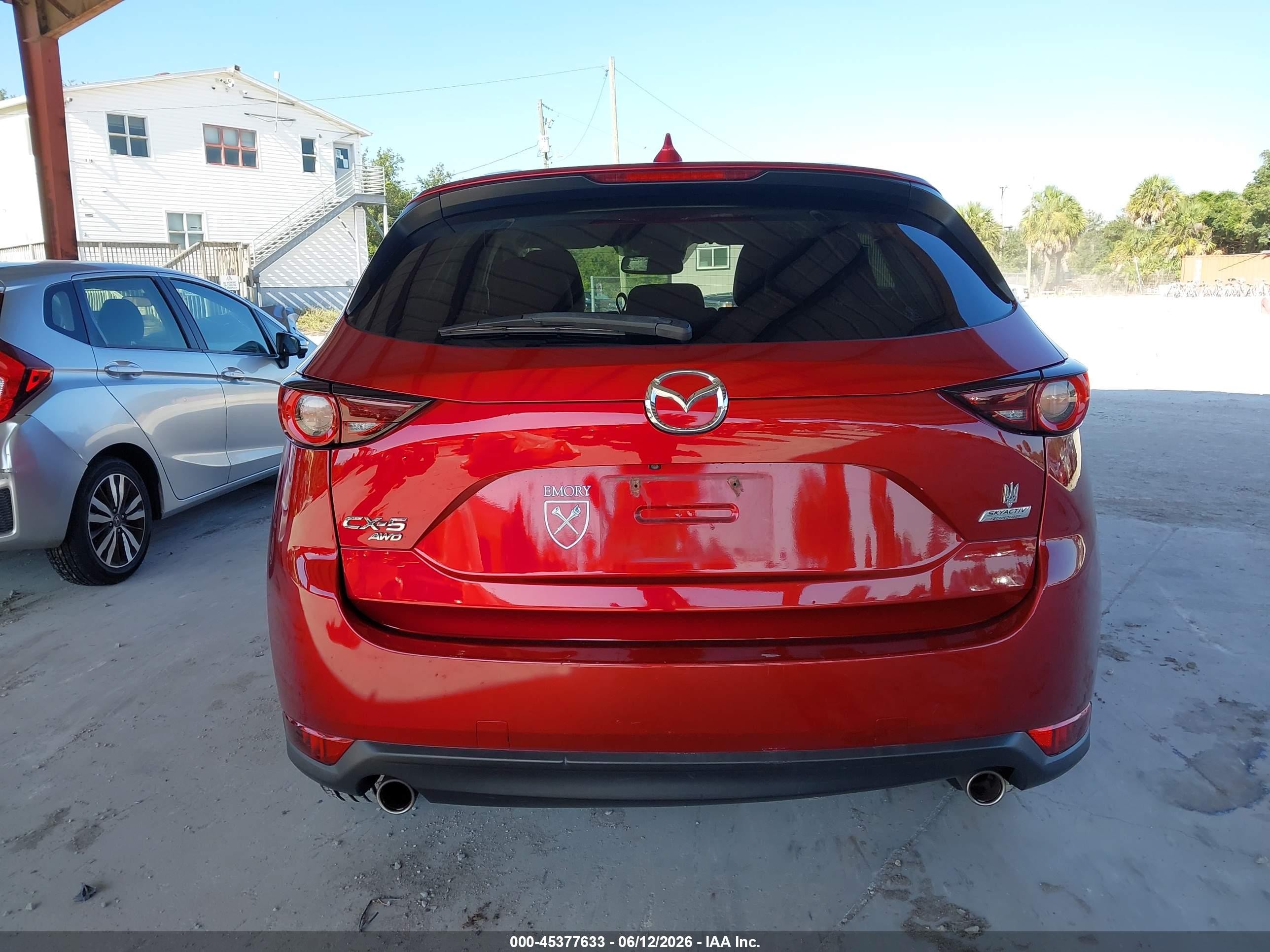 2019 Mazda Cx-5 Touring Red vin: JM3KFBCM3K0664322