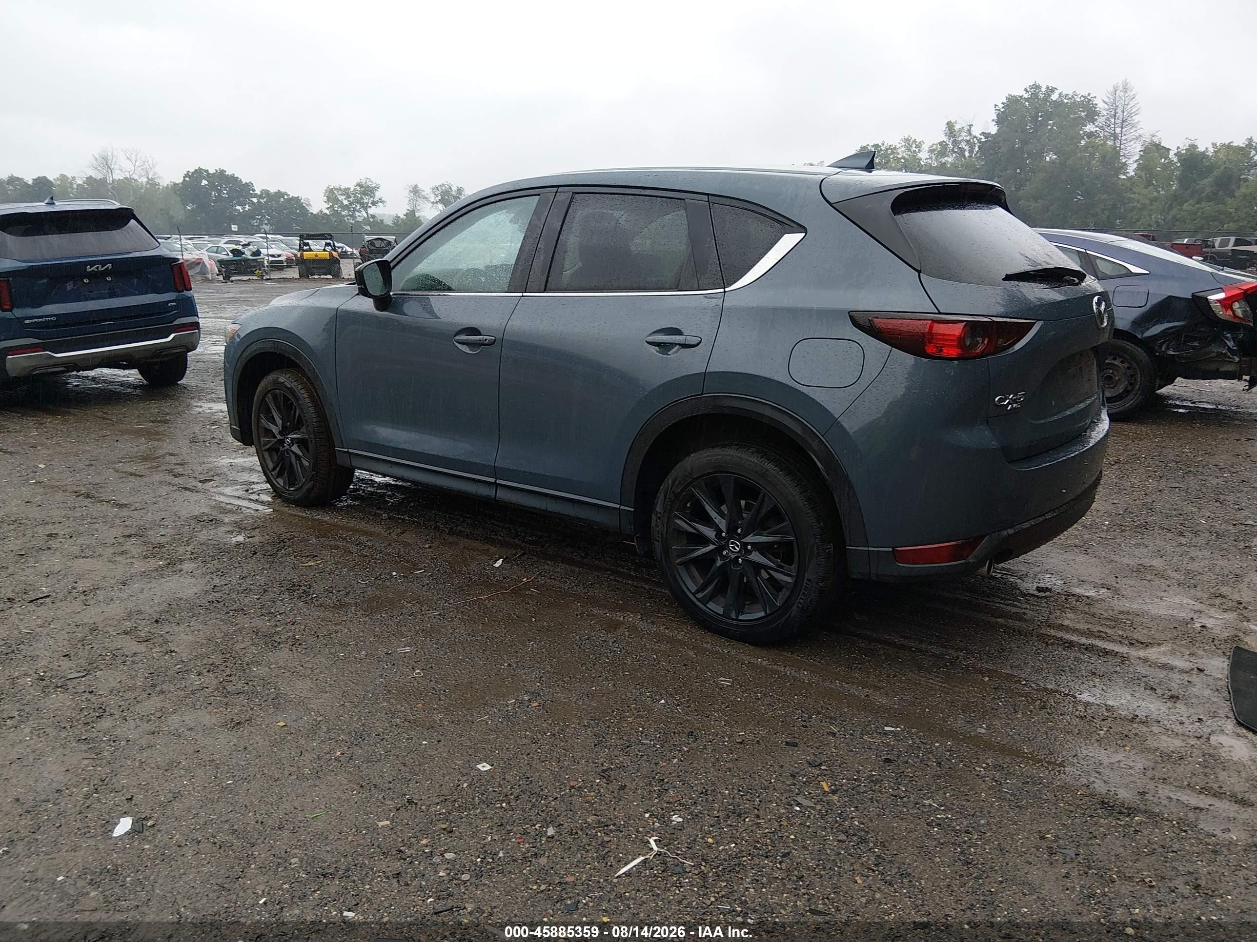 2021 Mazda Cx-5 Carbon Edition Gray vin: JM3KFBCM3M0368798