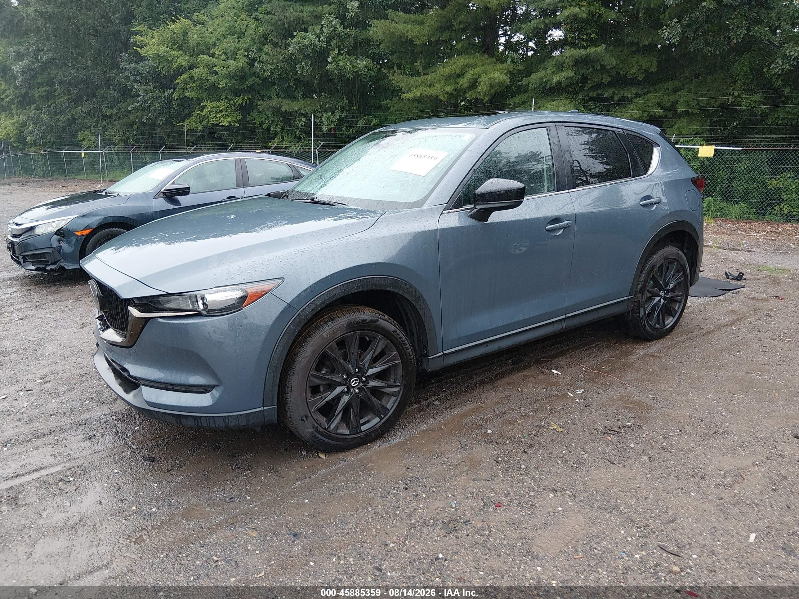 2021 Mazda Cx-5 Carbon Edition Gray vin: JM3KFBCM3M0368798