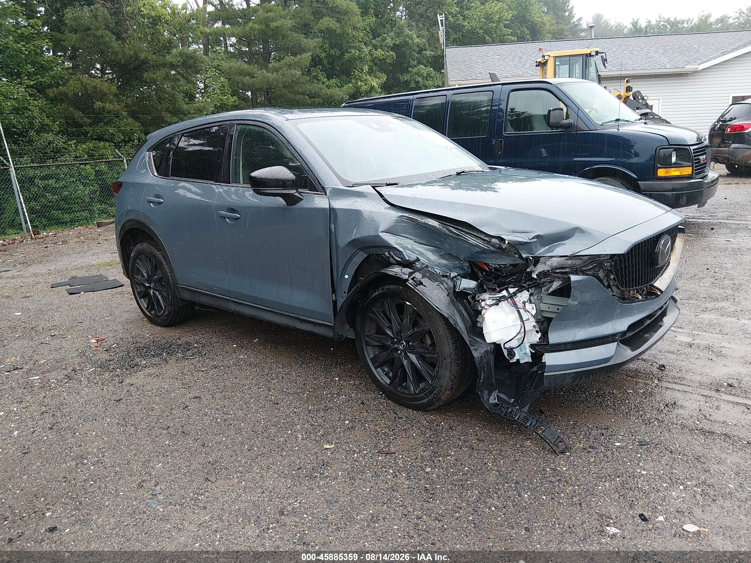 2021 Mazda Cx-5 Carbon Edition Gray vin: JM3KFBCM3M0368798