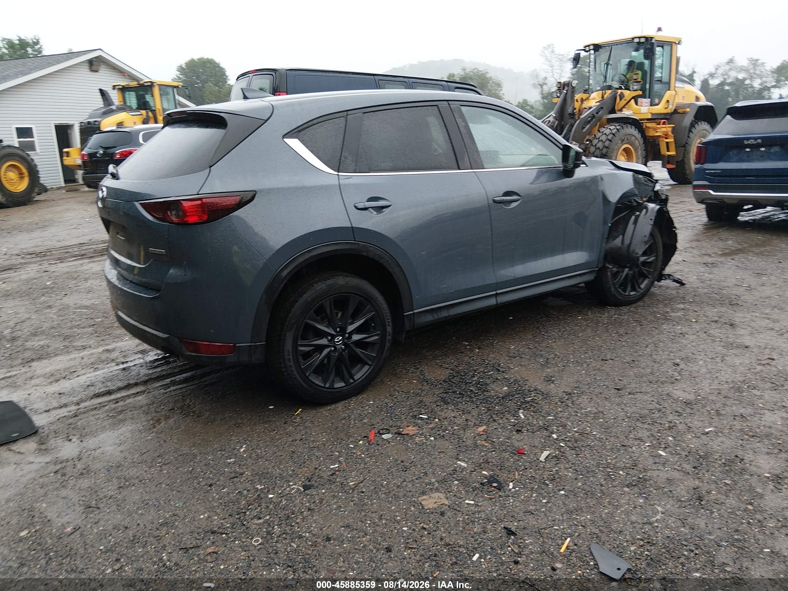 2021 Mazda Cx-5 Carbon Edition Gray vin: JM3KFBCM3M0368798