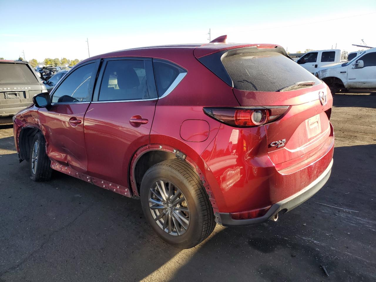 2021 Mazda Cx-5 Touring Maroon vin: JM3KFBCM3M0370471