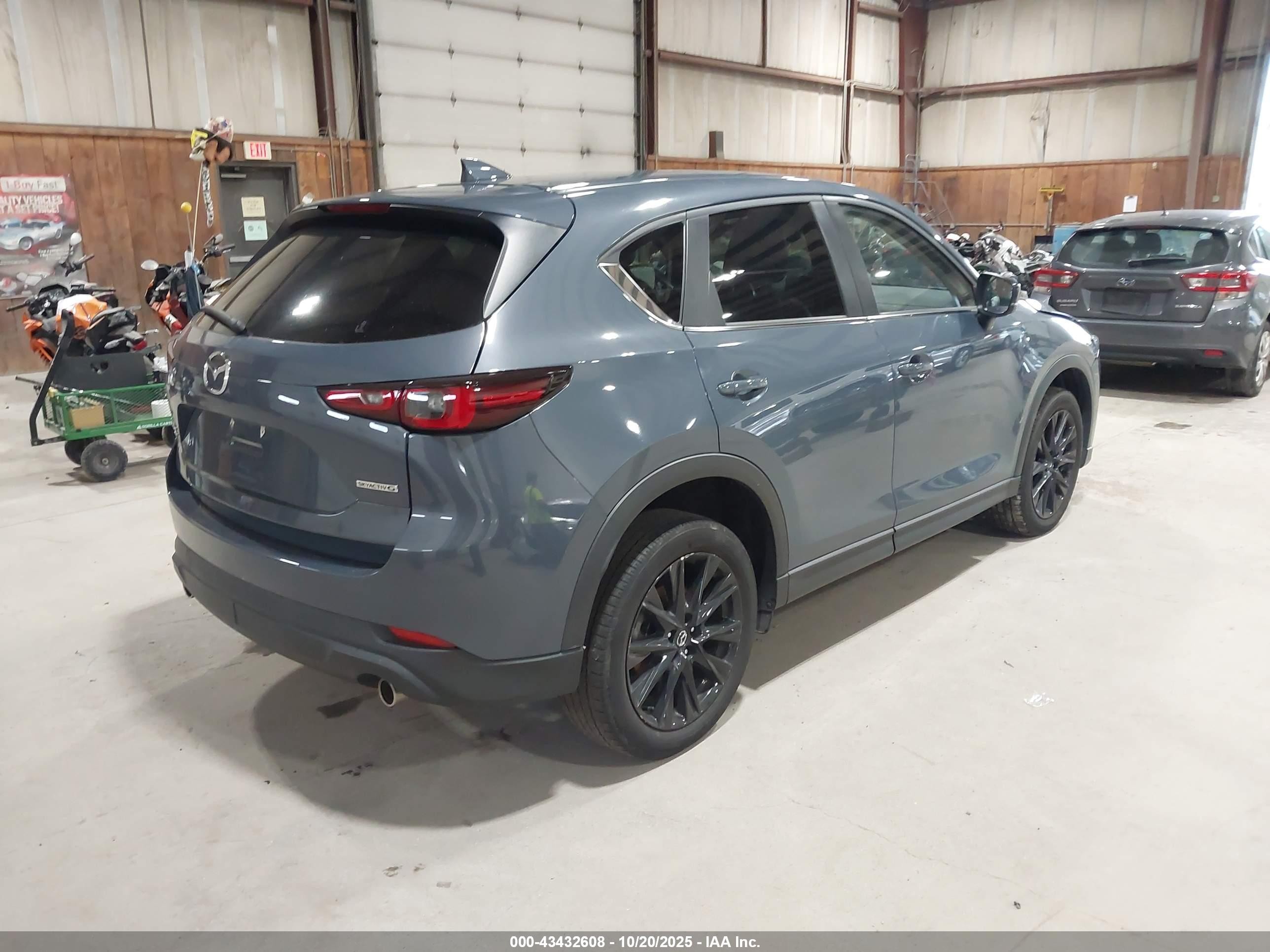 2022 Mazda Cx-5 2.5 S Carbon Edition Blue vin: JM3KFBCM3N0612533