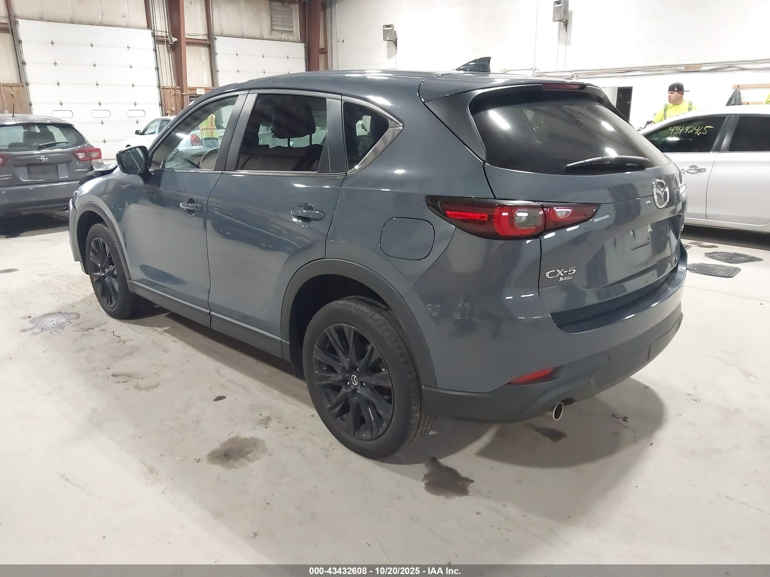 2022 Mazda Cx-5 2.5 S Carbon Edition Blue vin: JM3KFBCM3N0612533