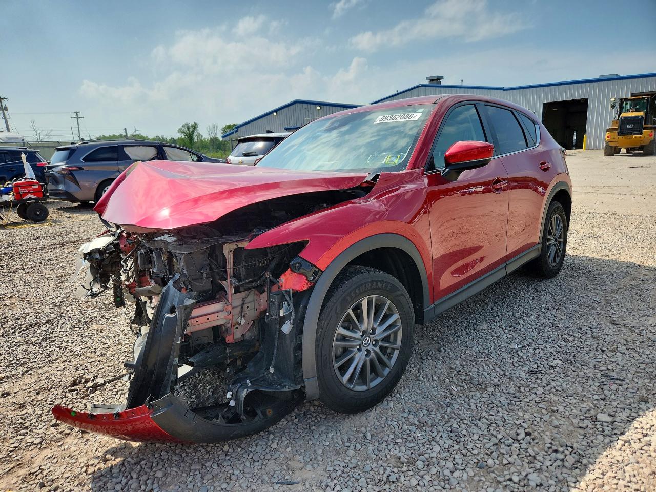 2019 Mazda Cx-5 Touring Red vin: JM3KFBCM4K0658139