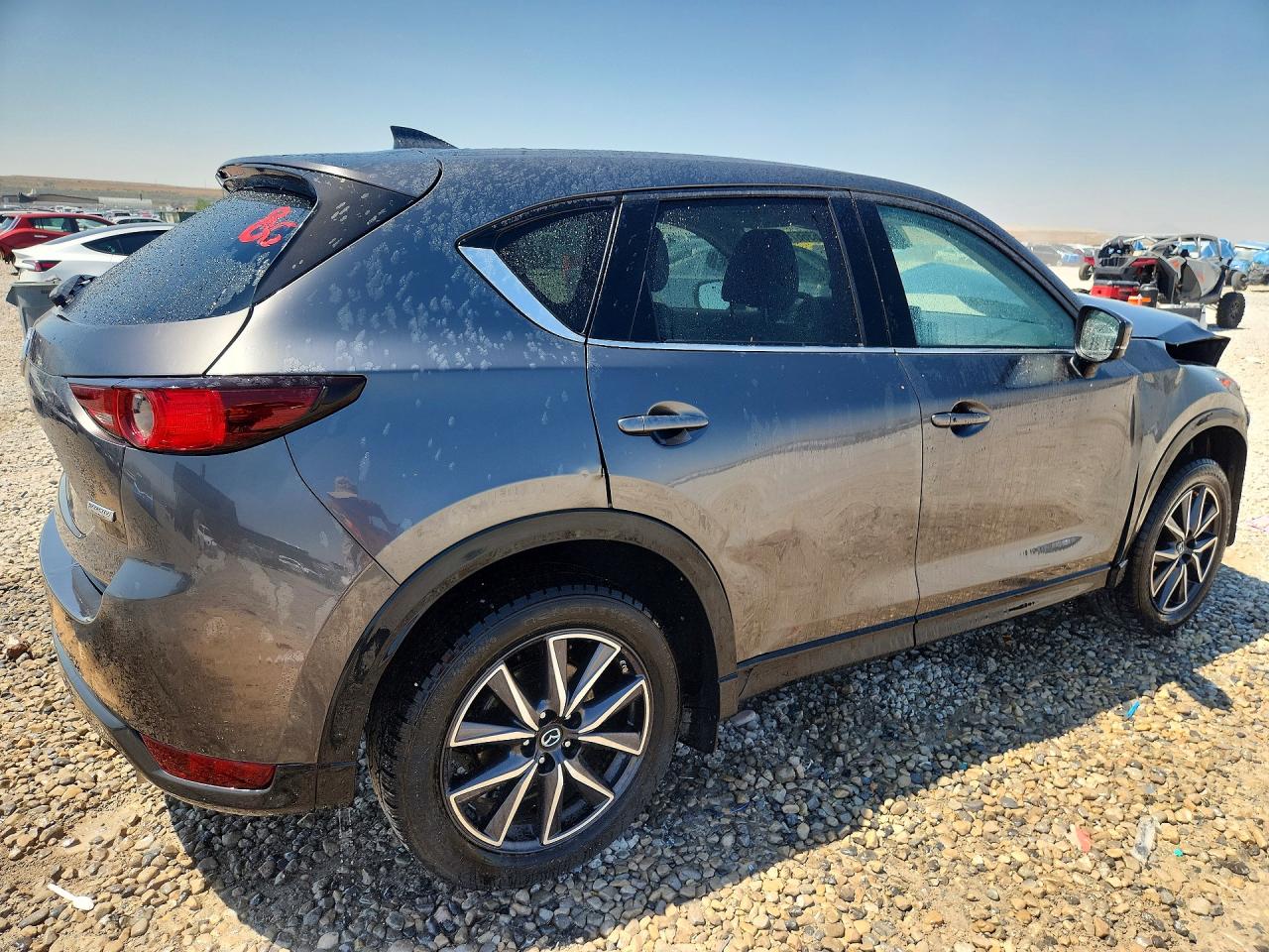 2018 Mazda Cx-5 Touring Gray vin: JM3KFBCM6J0372436