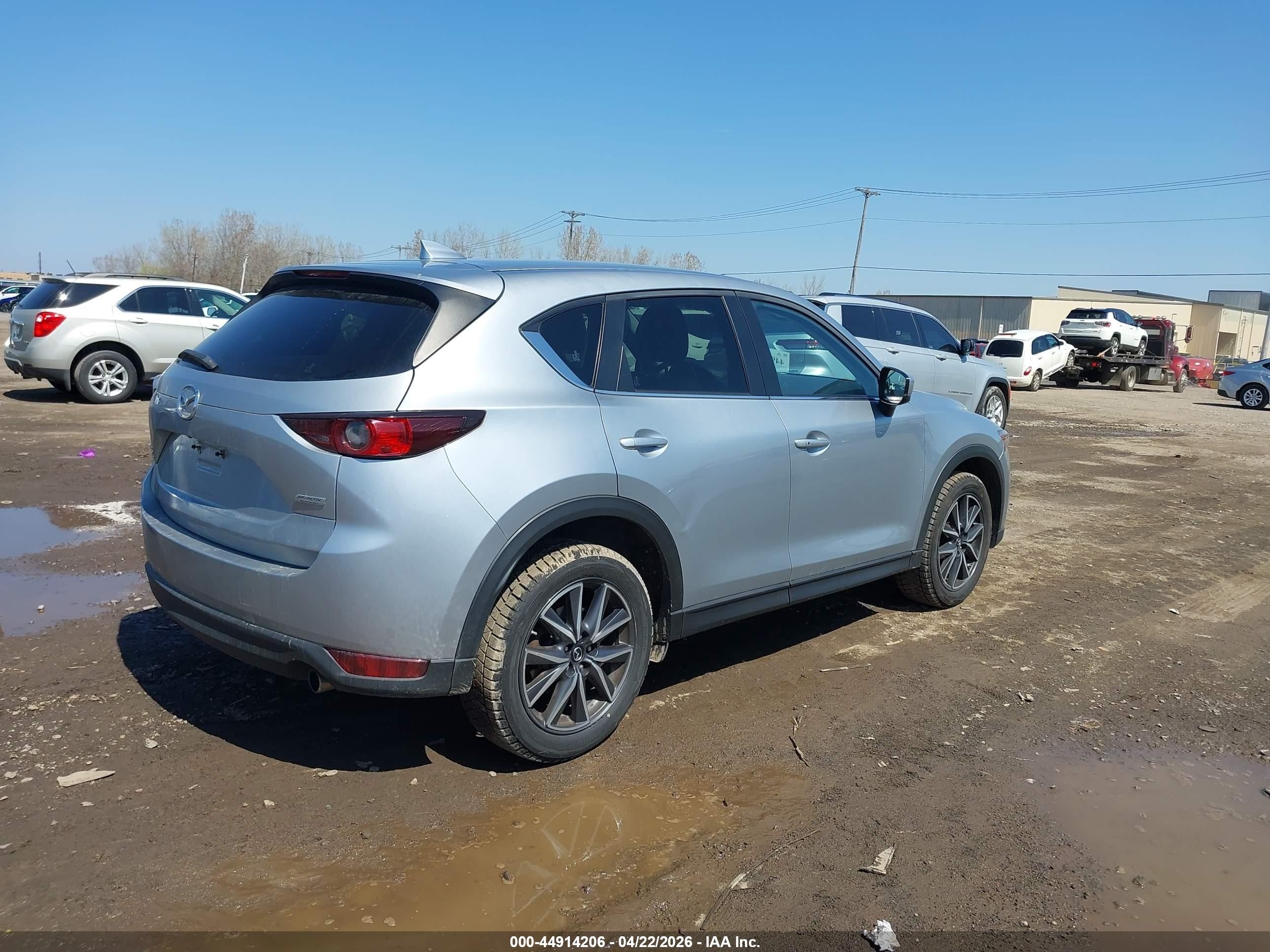 2018 Mazda Cx-5 Touring Silver vin: JM3KFBCM6J0410117