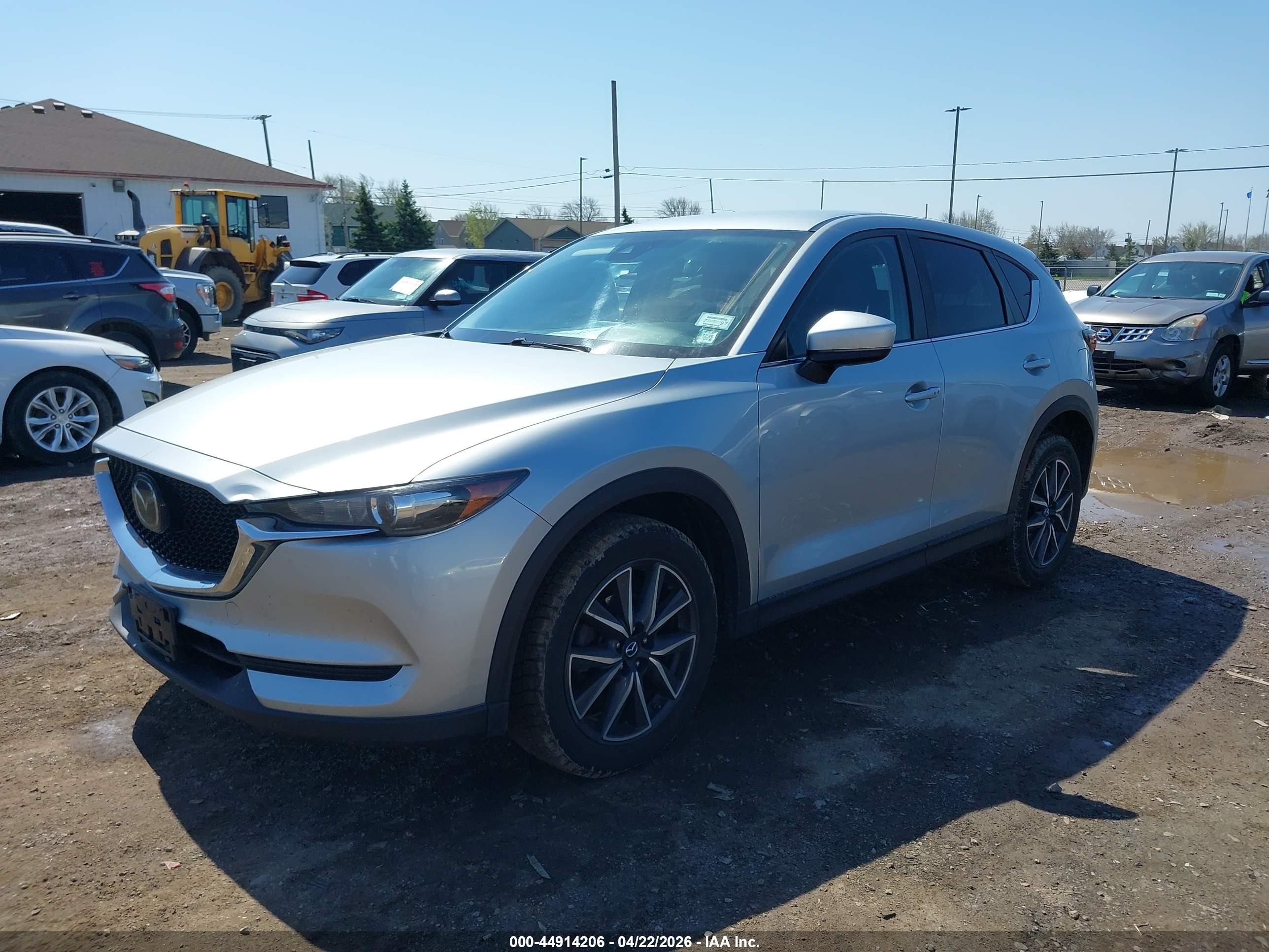 2018 Mazda Cx-5 Touring Silver vin: JM3KFBCM6J0410117