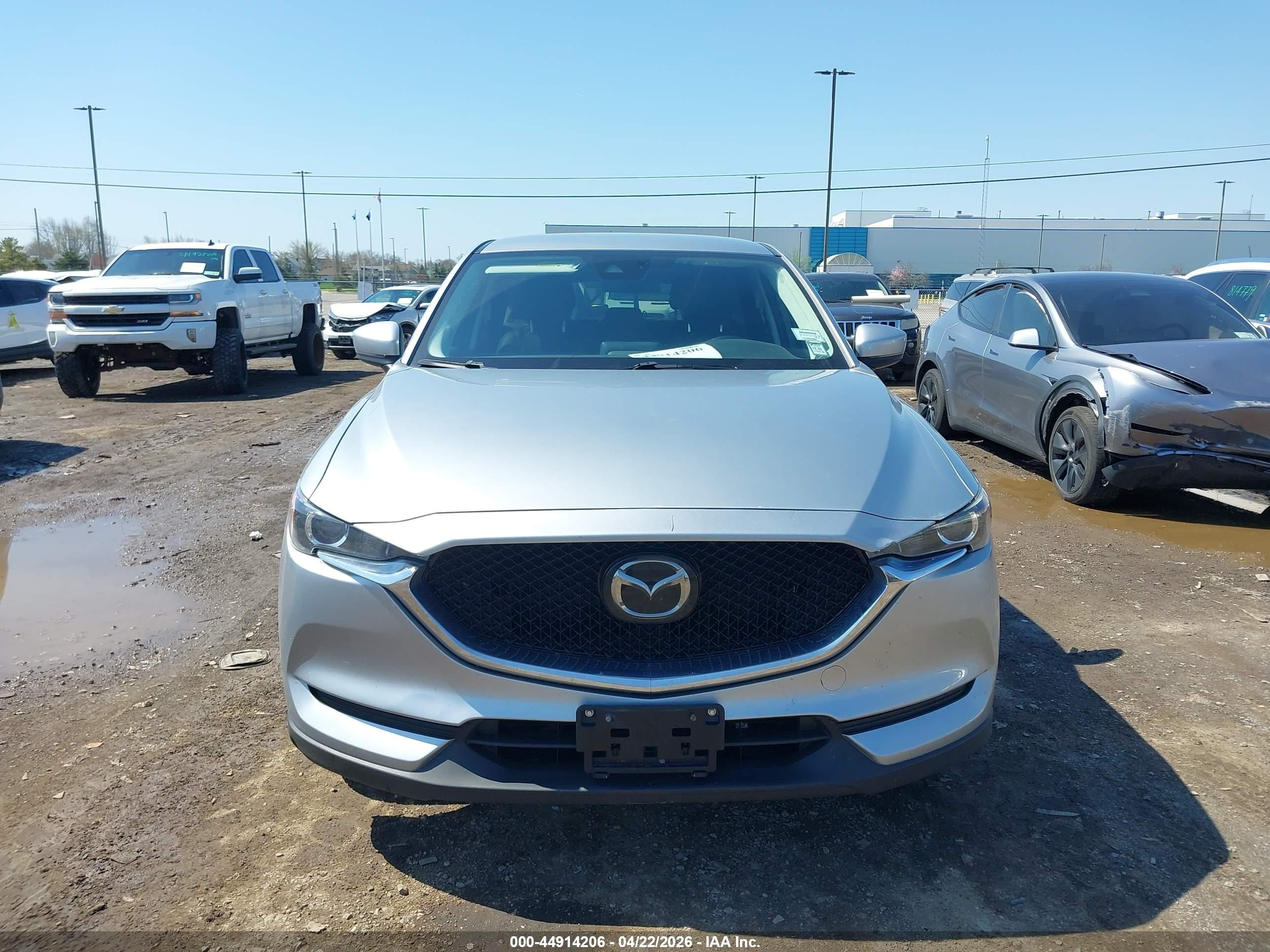 2018 Mazda Cx-5 Touring Silver vin: JM3KFBCM6J0410117