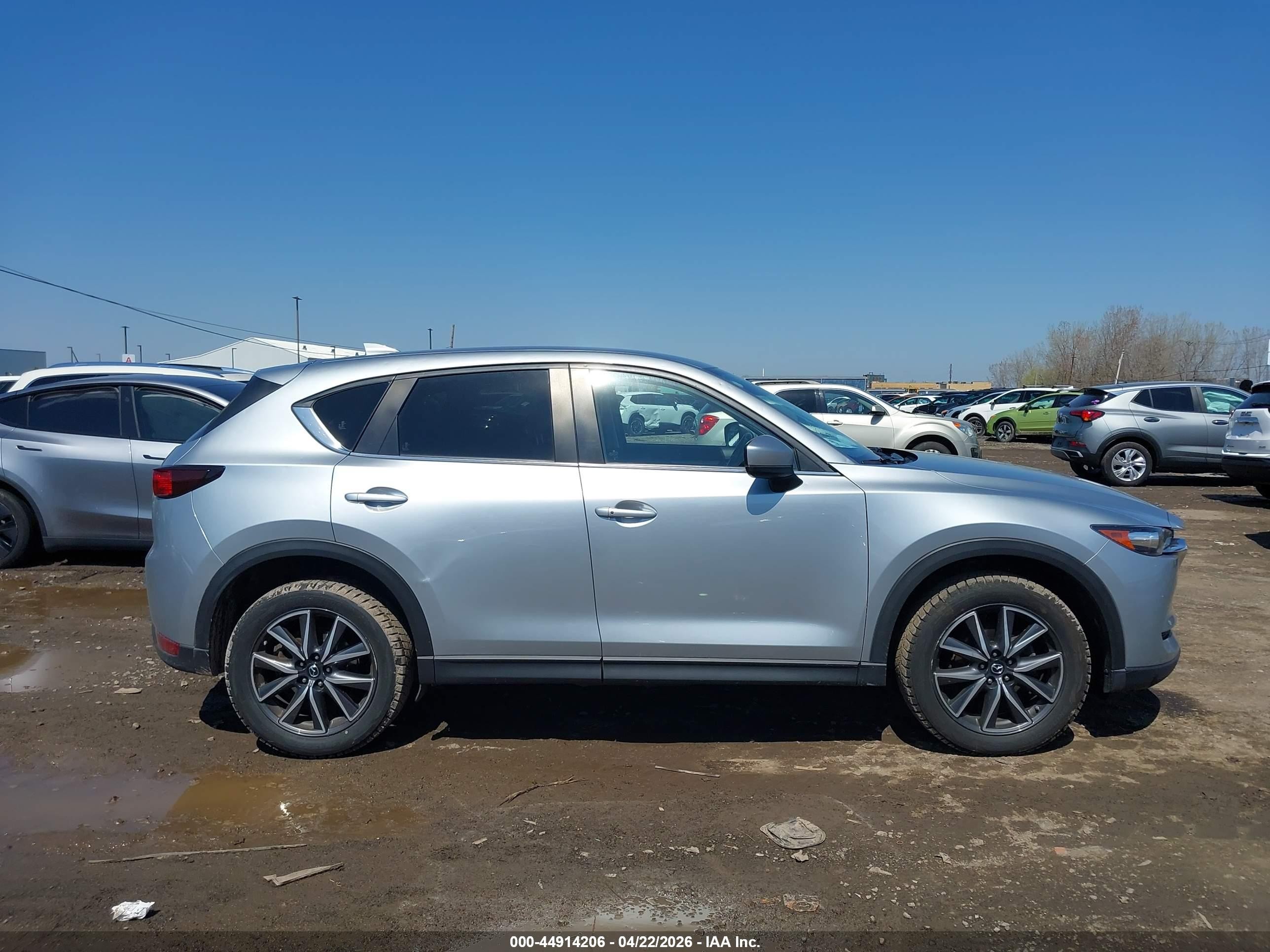 2018 Mazda Cx-5 Touring Silver vin: JM3KFBCM6J0410117