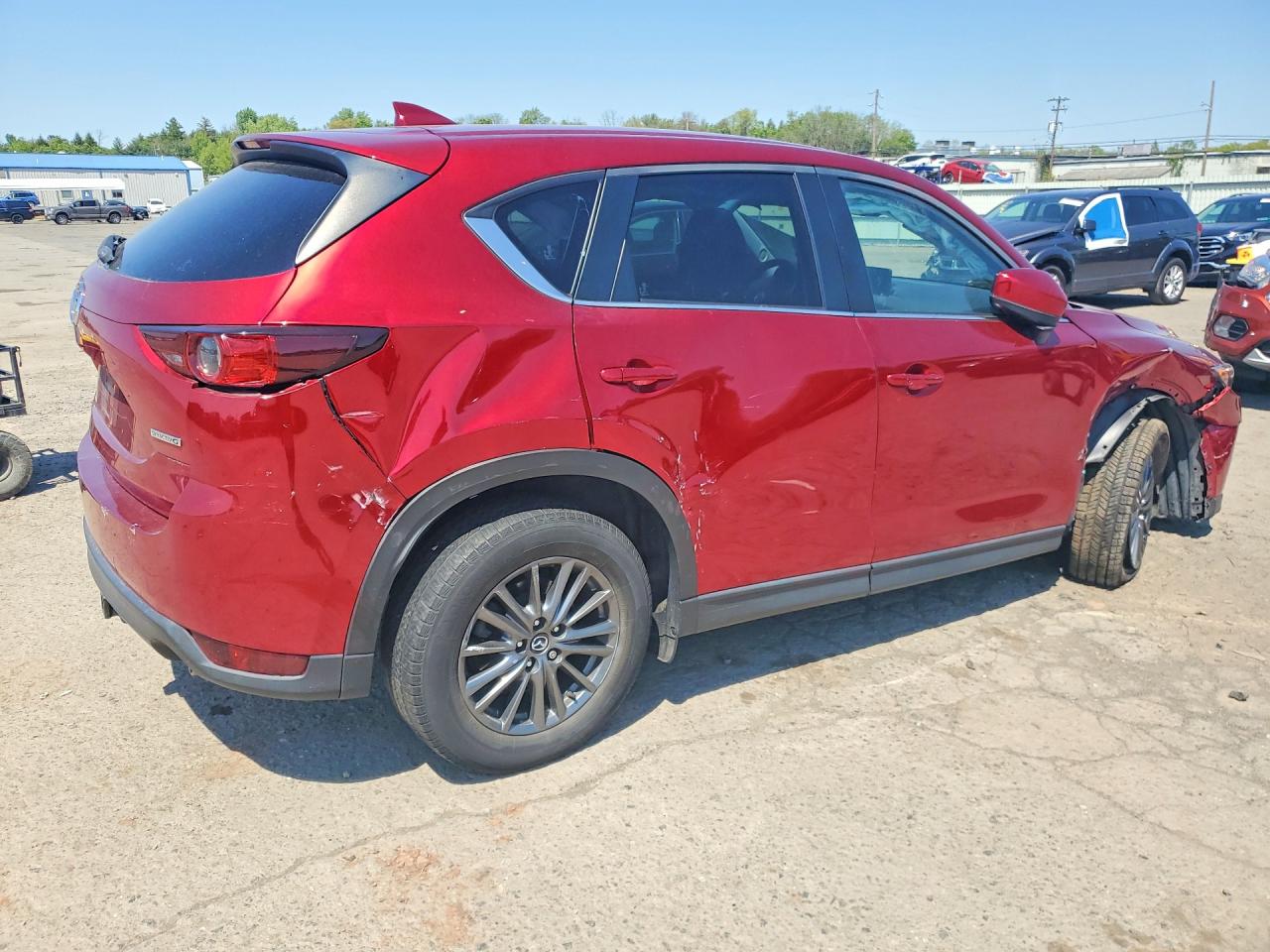 2021 Mazda Cx-5 Touring Red vin: JM3KFBCM6M0320860