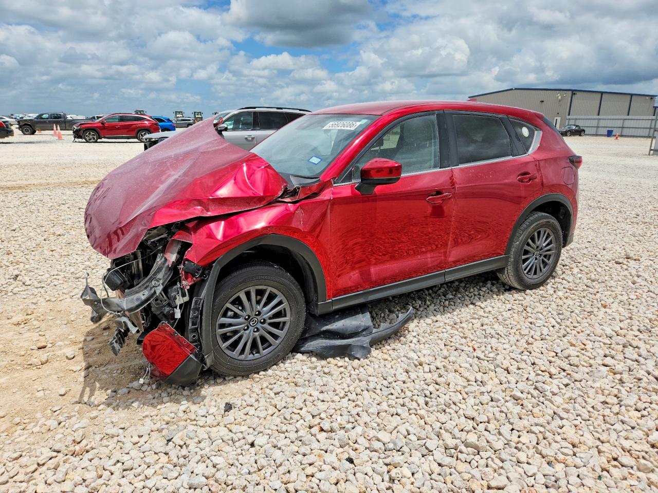 2021 Mazda Cx-5 Touring Red vin: JM3KFBCM6M0499868