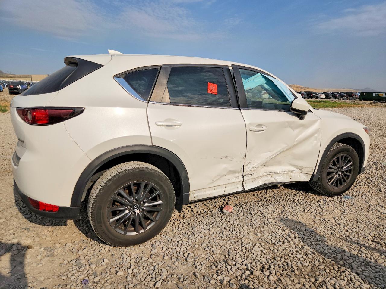 2020 Mazda Cx-5 Touring White vin: JM3KFBCM7L1837111