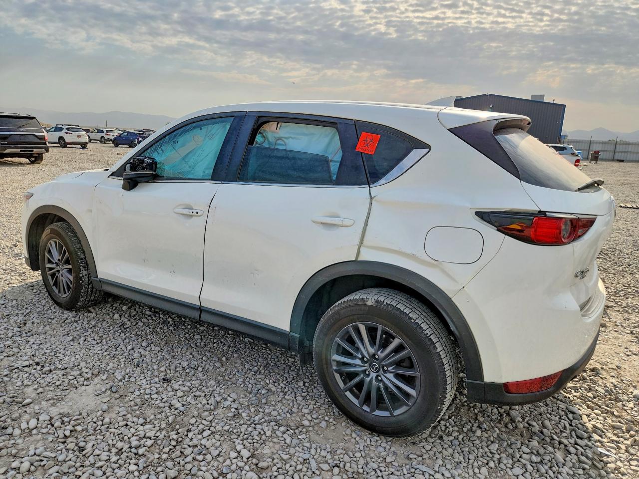 2020 Mazda Cx-5 Touring White vin: JM3KFBCM7L1837111