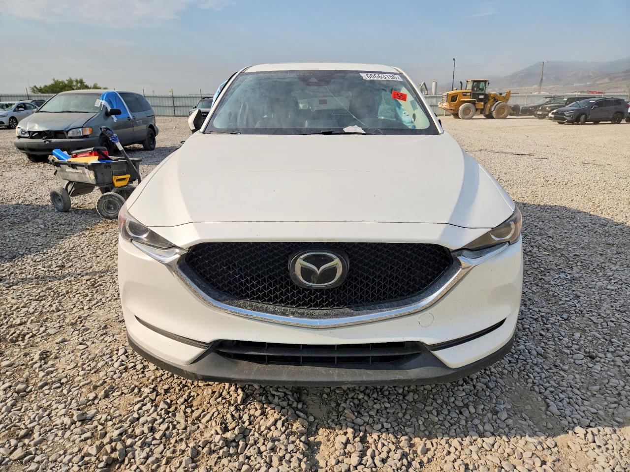 2020 Mazda Cx-5 Touring White vin: JM3KFBCM7L1837111