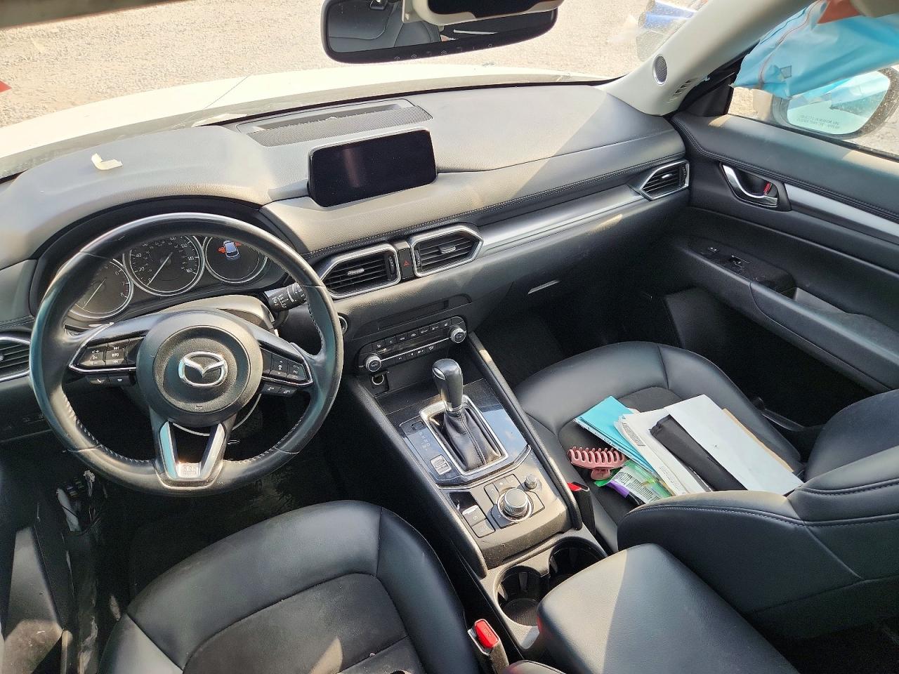2020 Mazda Cx-5 Touring White vin: JM3KFBCM7L1837111