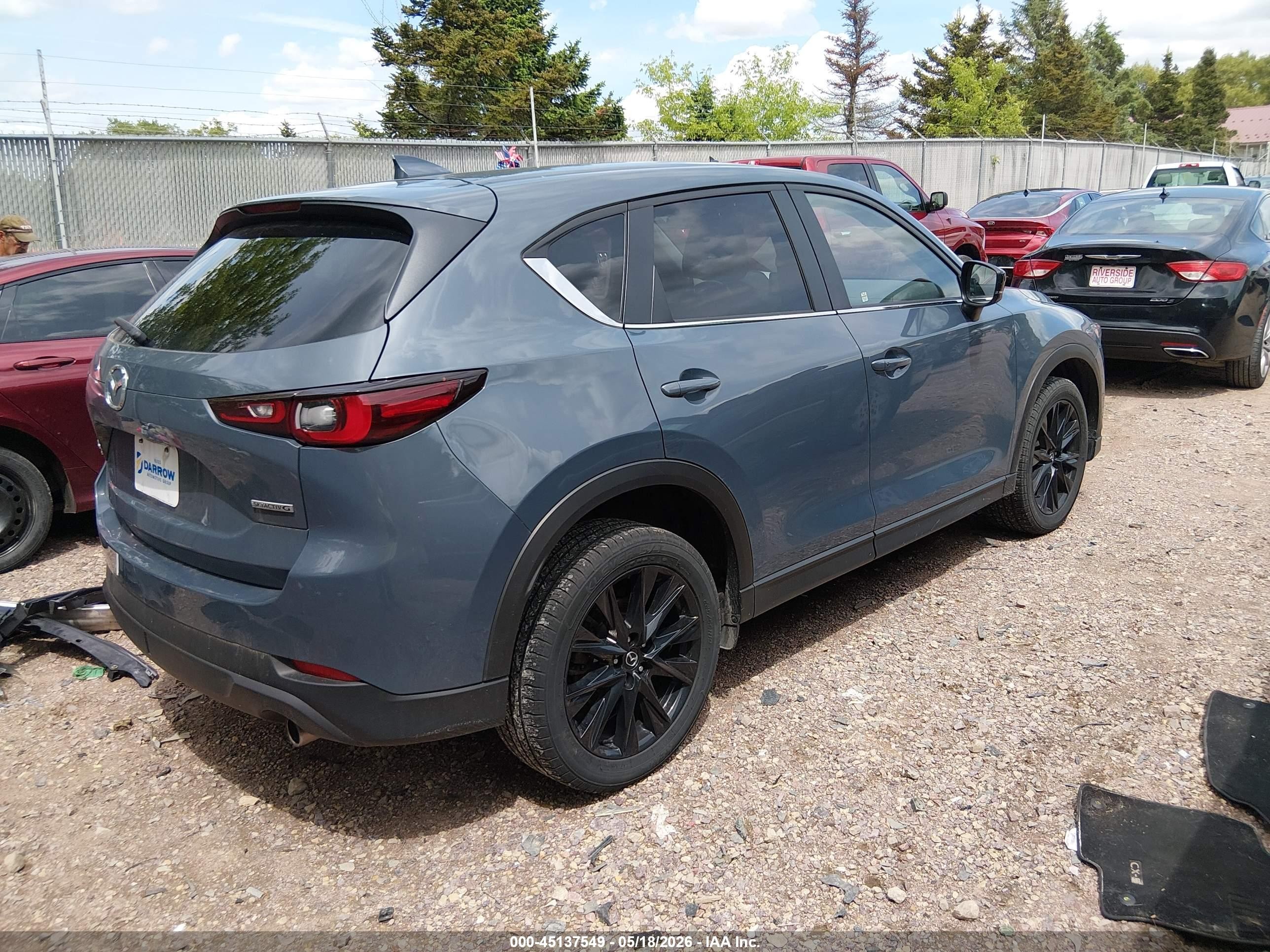 2023 Mazda Cx-5 2.5 S Carbon Edition Light Blue vin: JM3KFBCM7P0189135