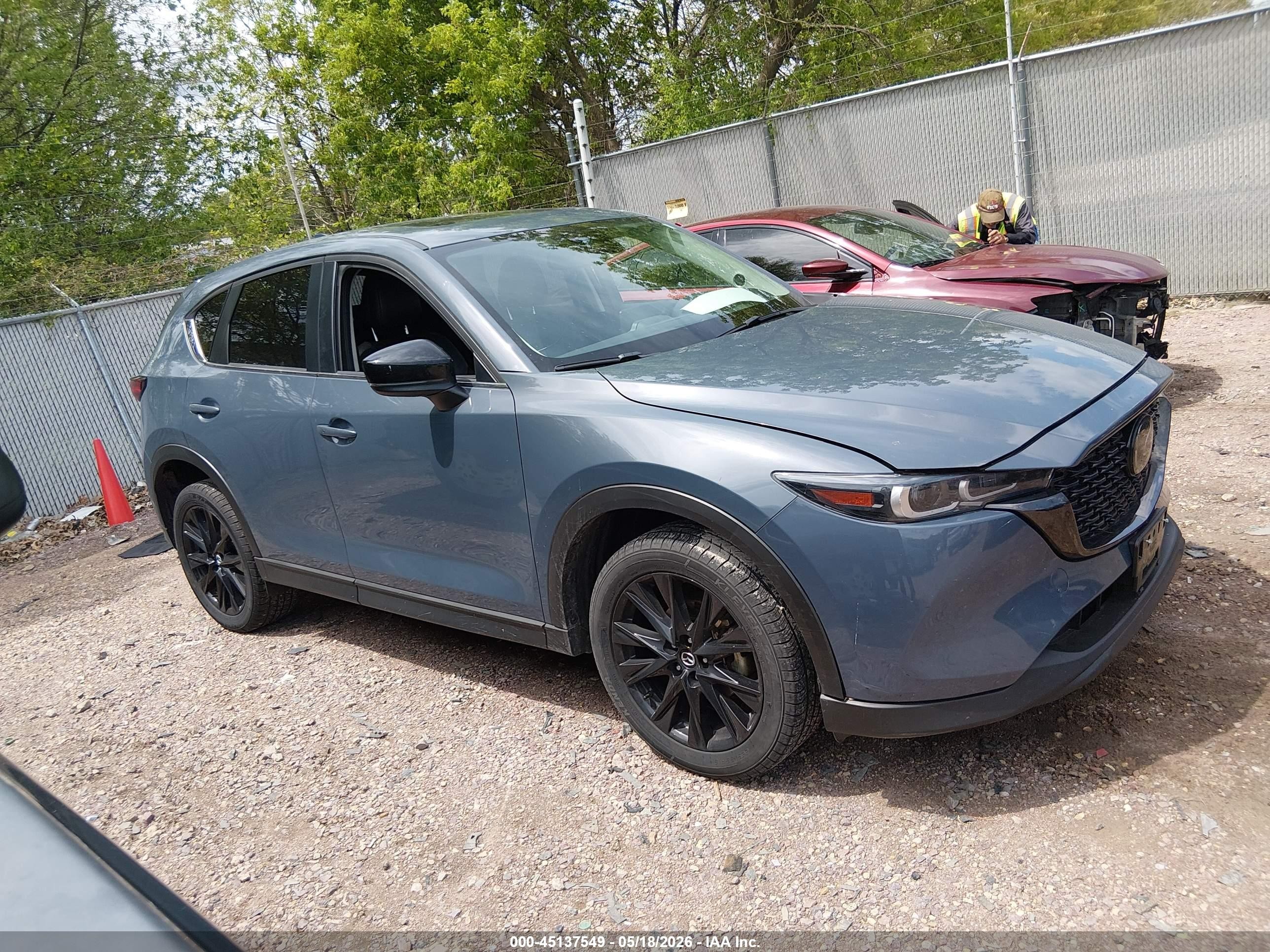 2023 Mazda Cx-5 2.5 S Carbon Edition Light Blue vin: JM3KFBCM7P0189135