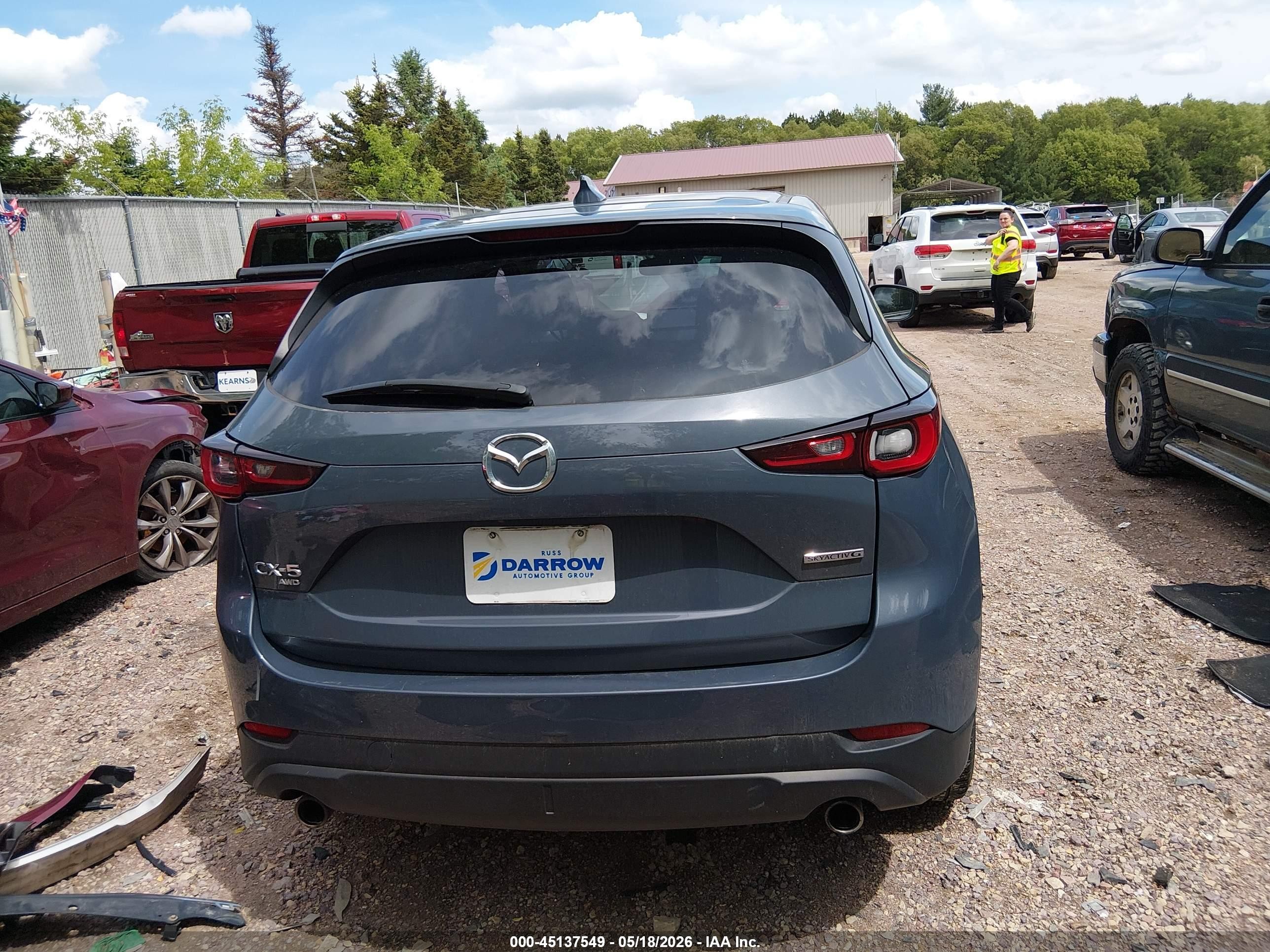2023 Mazda Cx-5 2.5 S Carbon Edition Light Blue vin: JM3KFBCM7P0189135