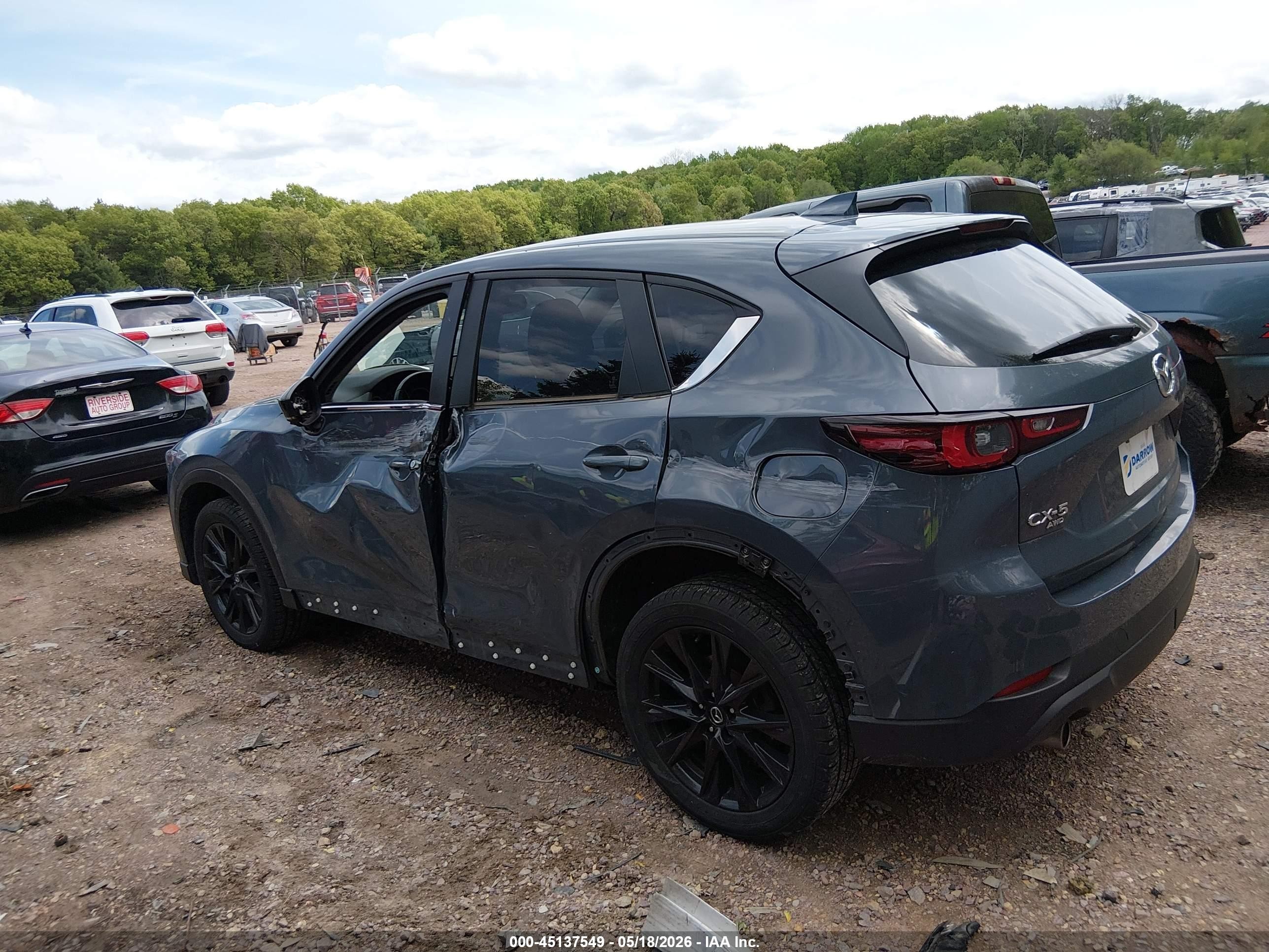 2023 Mazda Cx-5 2.5 S Carbon Edition Light Blue vin: JM3KFBCM7P0189135