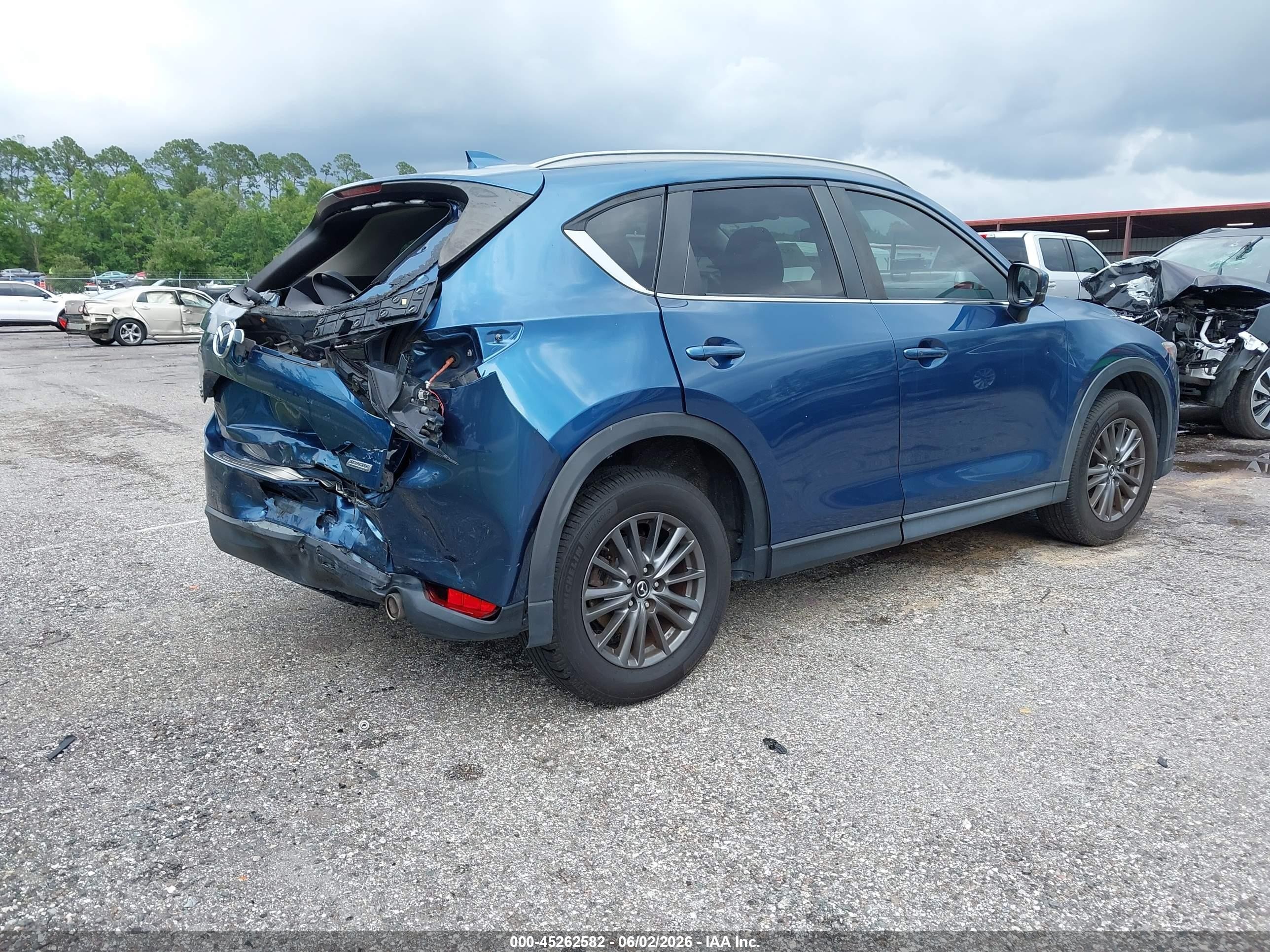 2019 Mazda Cx-5 Touring Blue vin: JM3KFBCM8K0619392