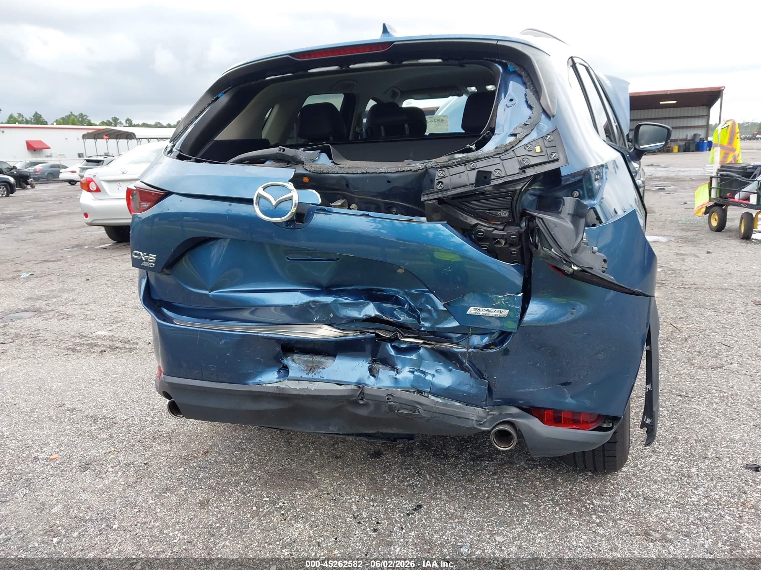 2019 Mazda Cx-5 Touring Blue vin: JM3KFBCM8K0619392