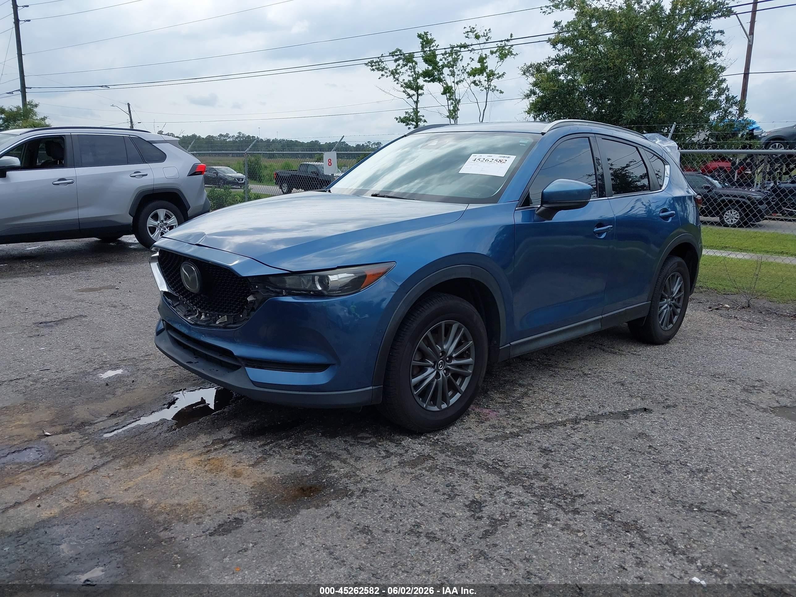 2019 Mazda Cx-5 Touring Blue vin: JM3KFBCM8K0619392