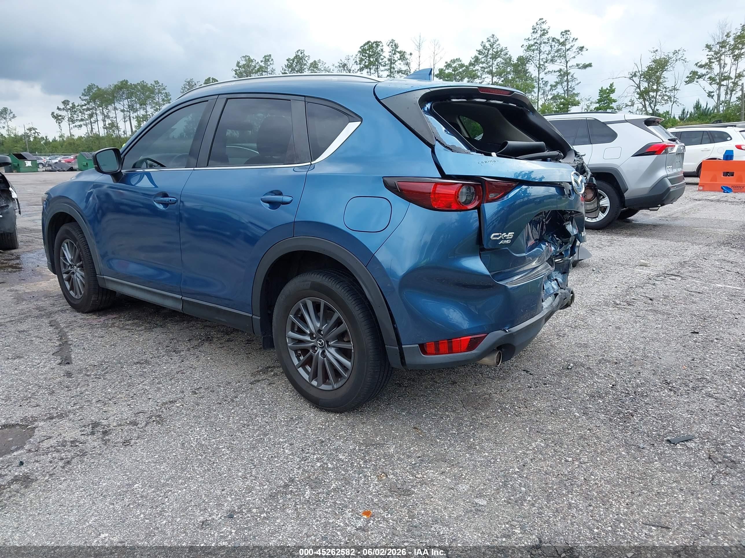 2019 Mazda Cx-5 Touring Blue vin: JM3KFBCM8K0619392