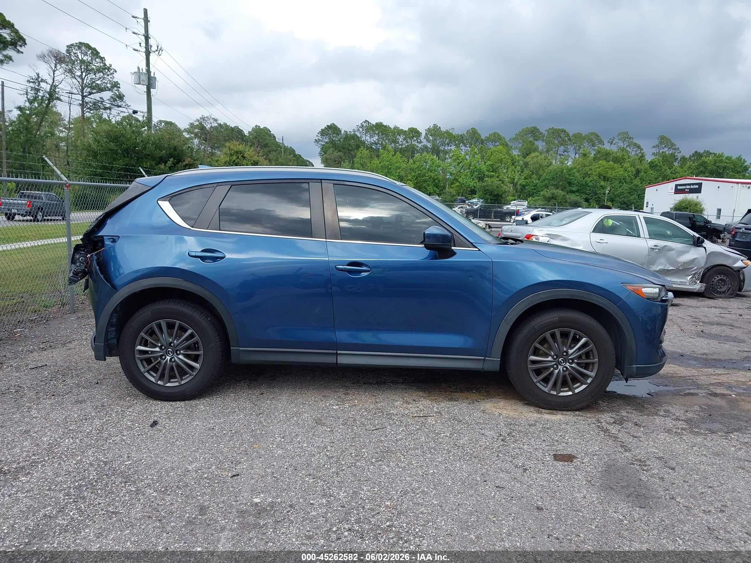 2019 Mazda Cx-5 Touring Blue vin: JM3KFBCM8K0619392