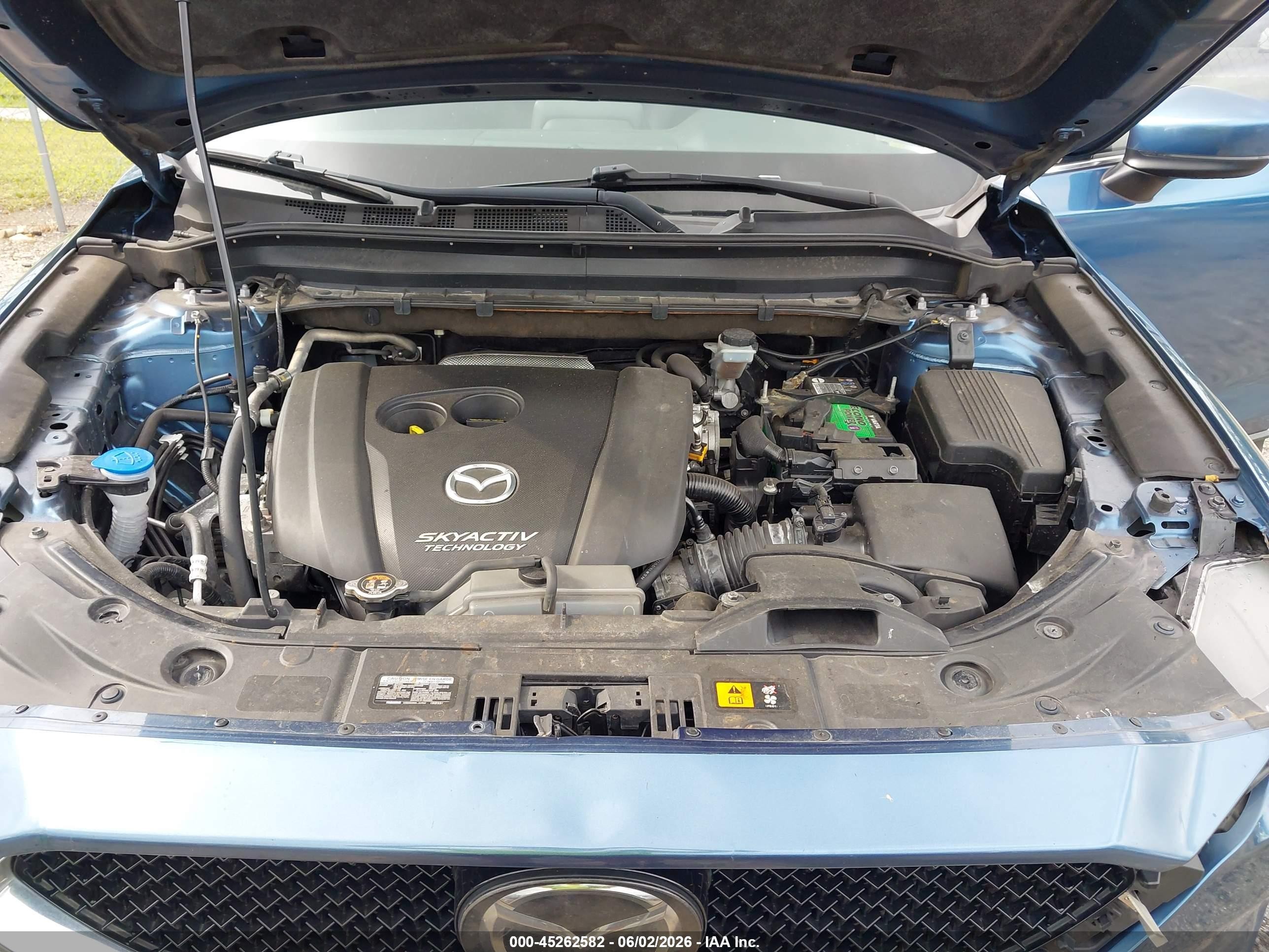 2019 Mazda Cx-5 Touring Blue vin: JM3KFBCM8K0619392