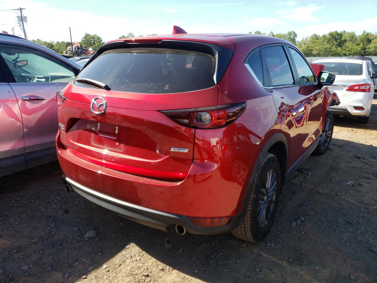 2019 Mazda Cx-5 Touring Красный vin: JM3KFBCM9K0648688