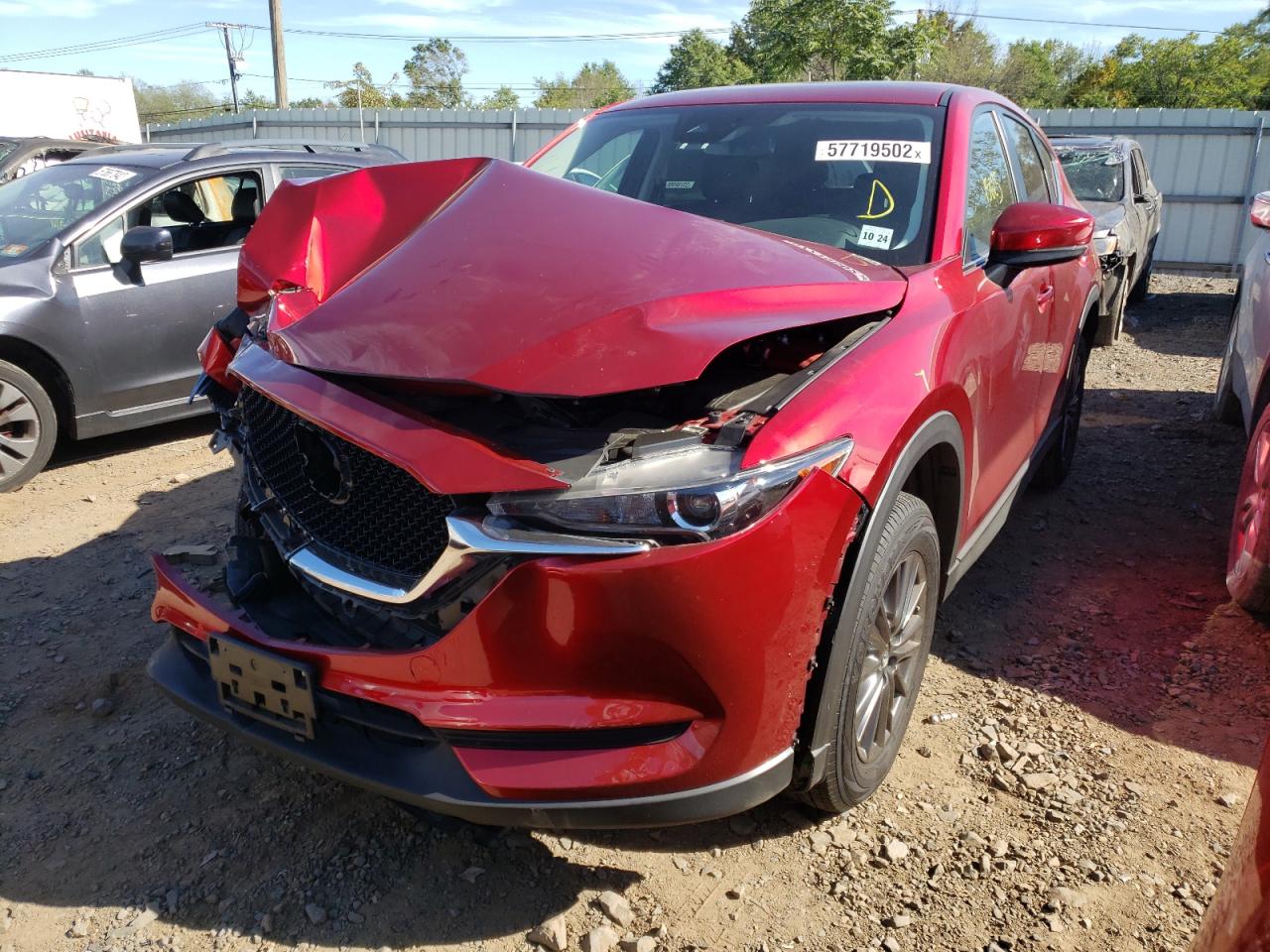 2019 Mazda Cx-5 Touring Красный vin: JM3KFBCM9K0648688