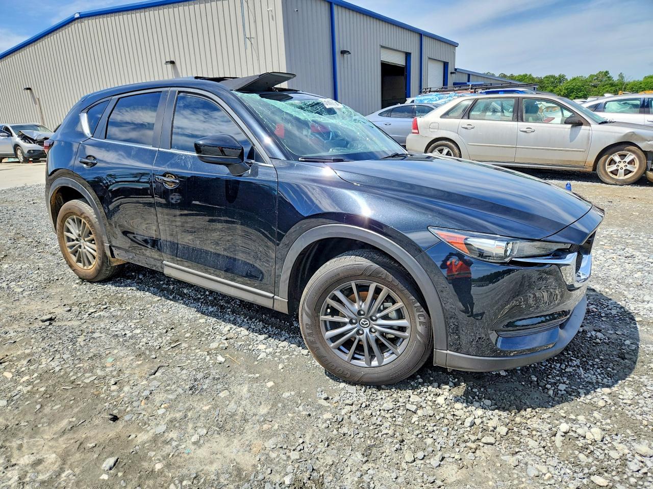 2021 Mazda Cx-5 Touring Black vin: JM3KFBCM9M0453970
