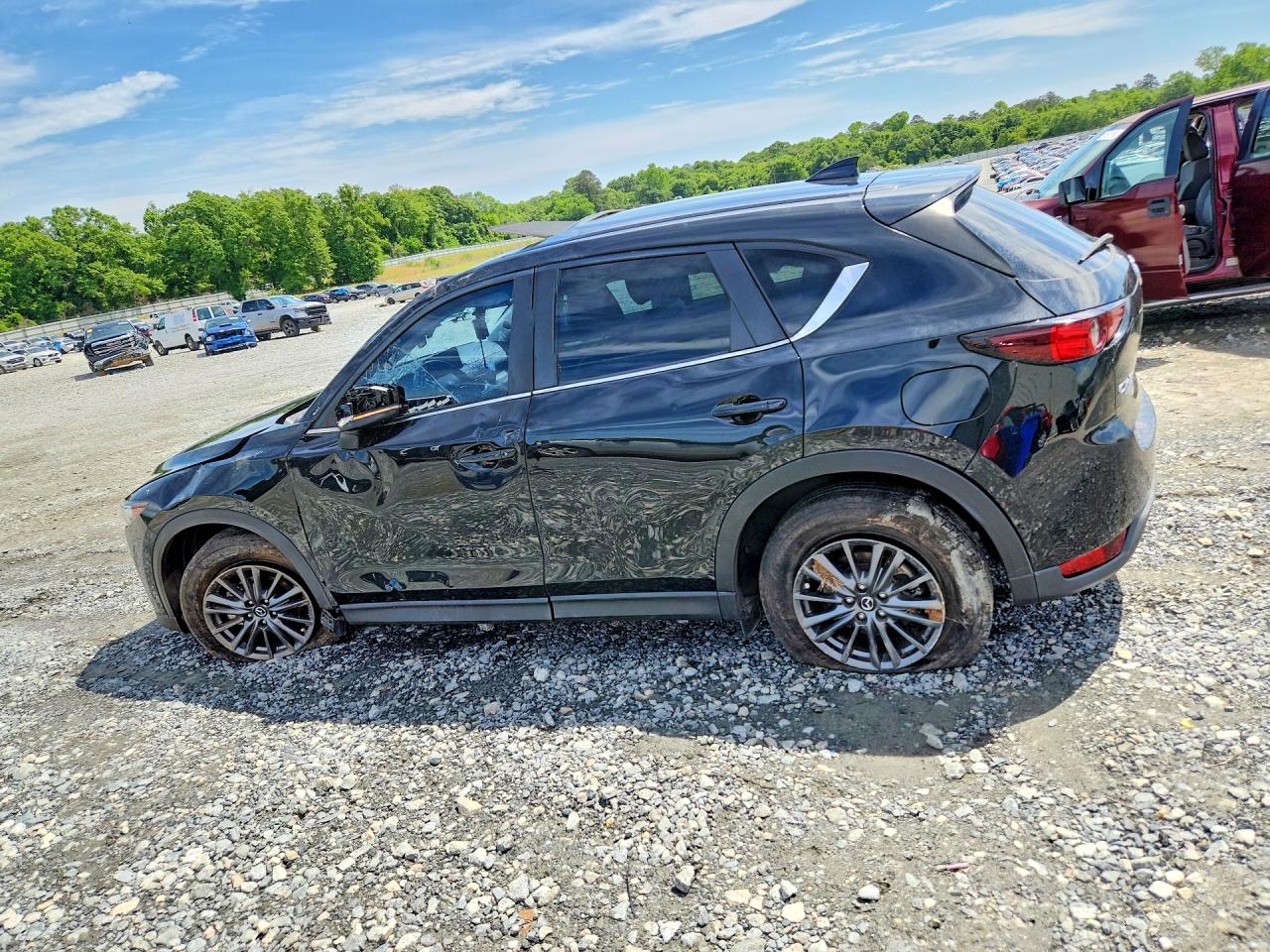 2021 Mazda Cx-5 Touring Black vin: JM3KFBCM9M0453970