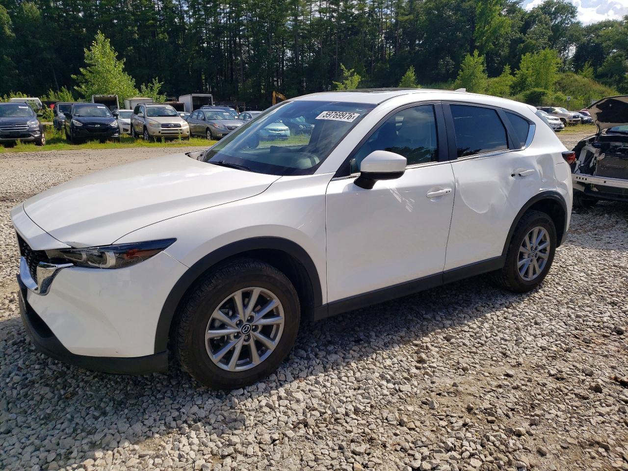 2022 Mazda Cx-5 Preferred White vin: JM3KFBCM9N1574736