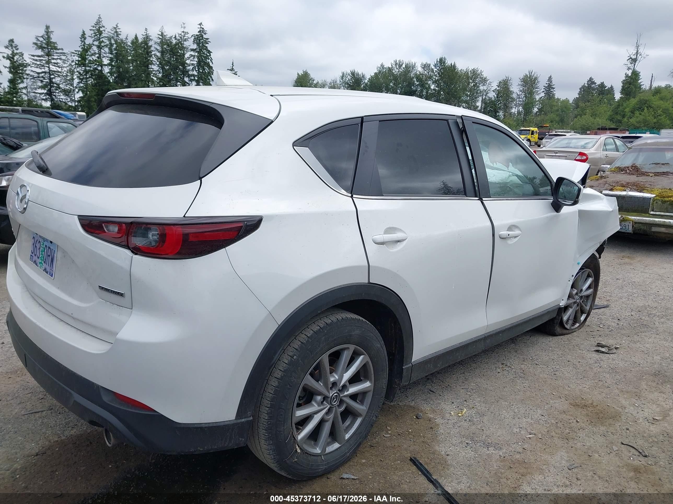 2023 Mazda Cx-5 2.5 S Preferred White vin: JM3KFBCM9P0258004