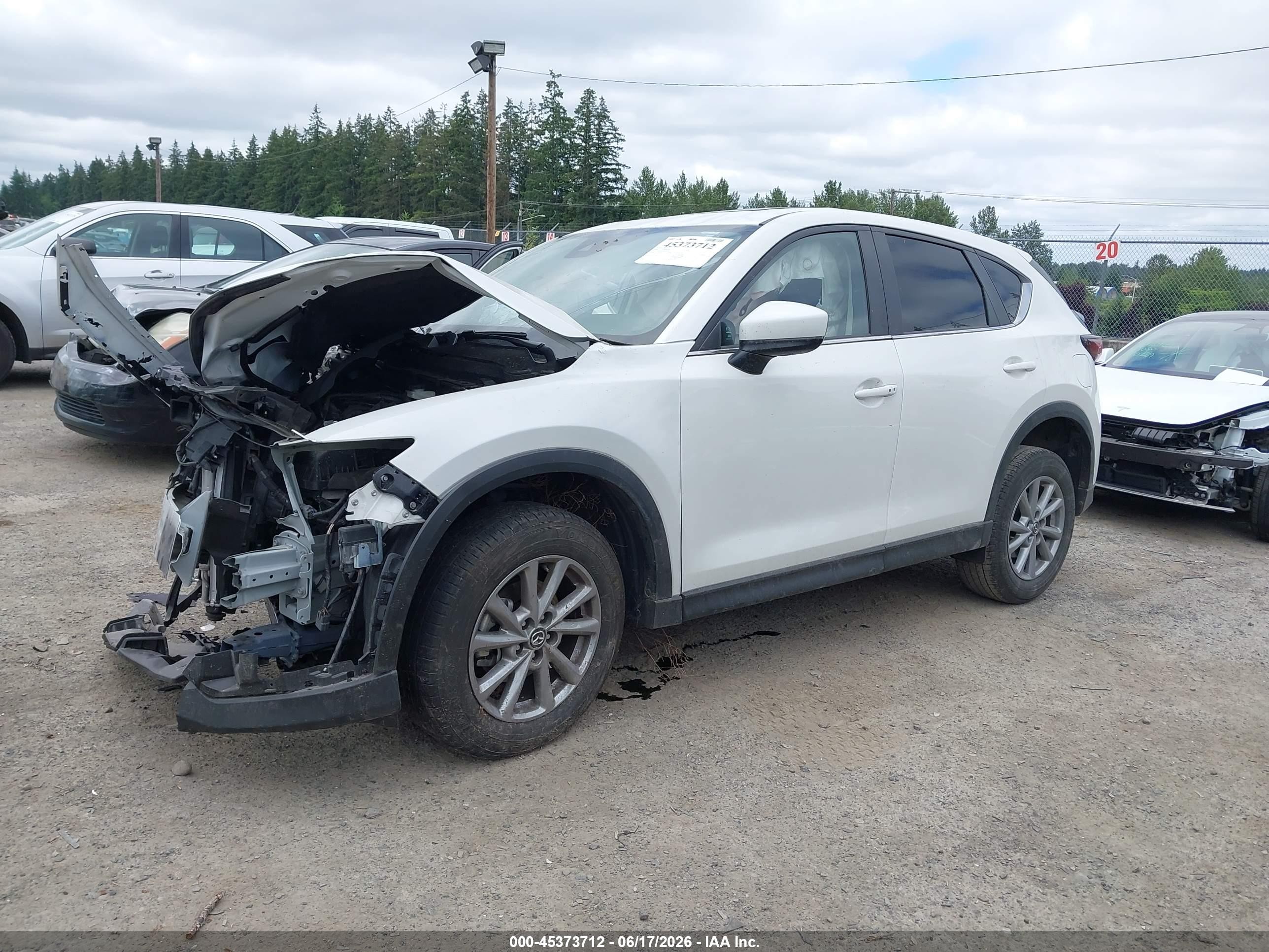 2023 Mazda Cx-5 2.5 S Preferred White vin: JM3KFBCM9P0258004